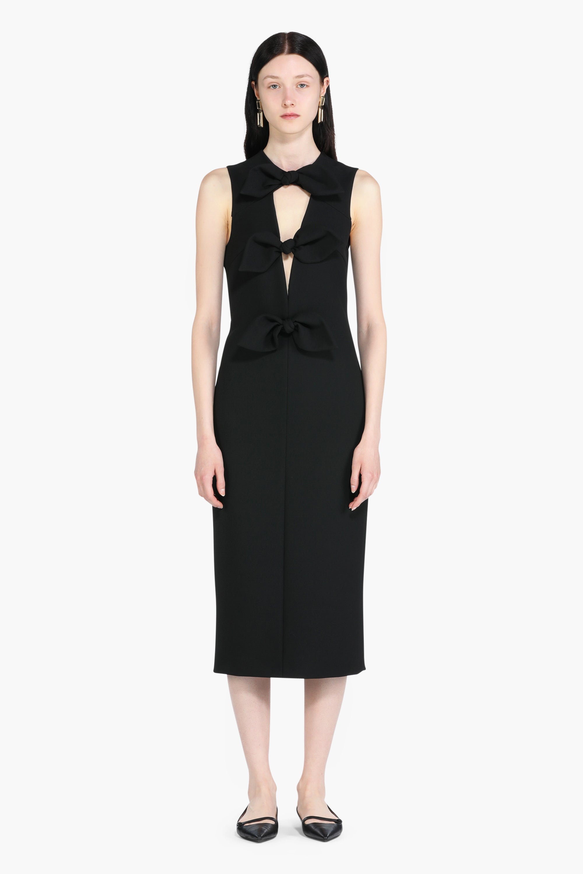 N° 21 Woman Dress Black H2115586 9000 N°21 | Black Women's Long Dress | YOOX