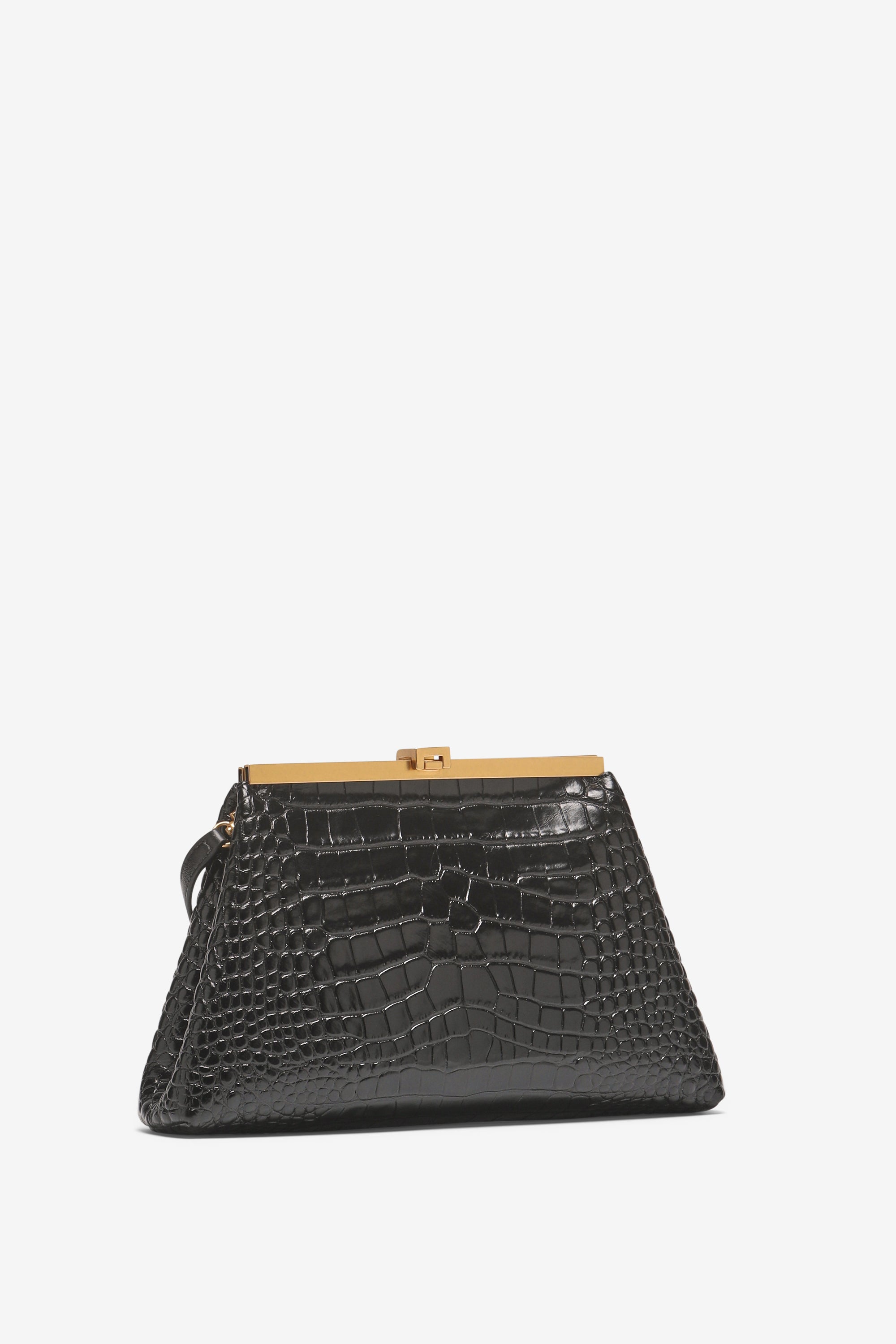 Puffy Jeanne bag in croc print