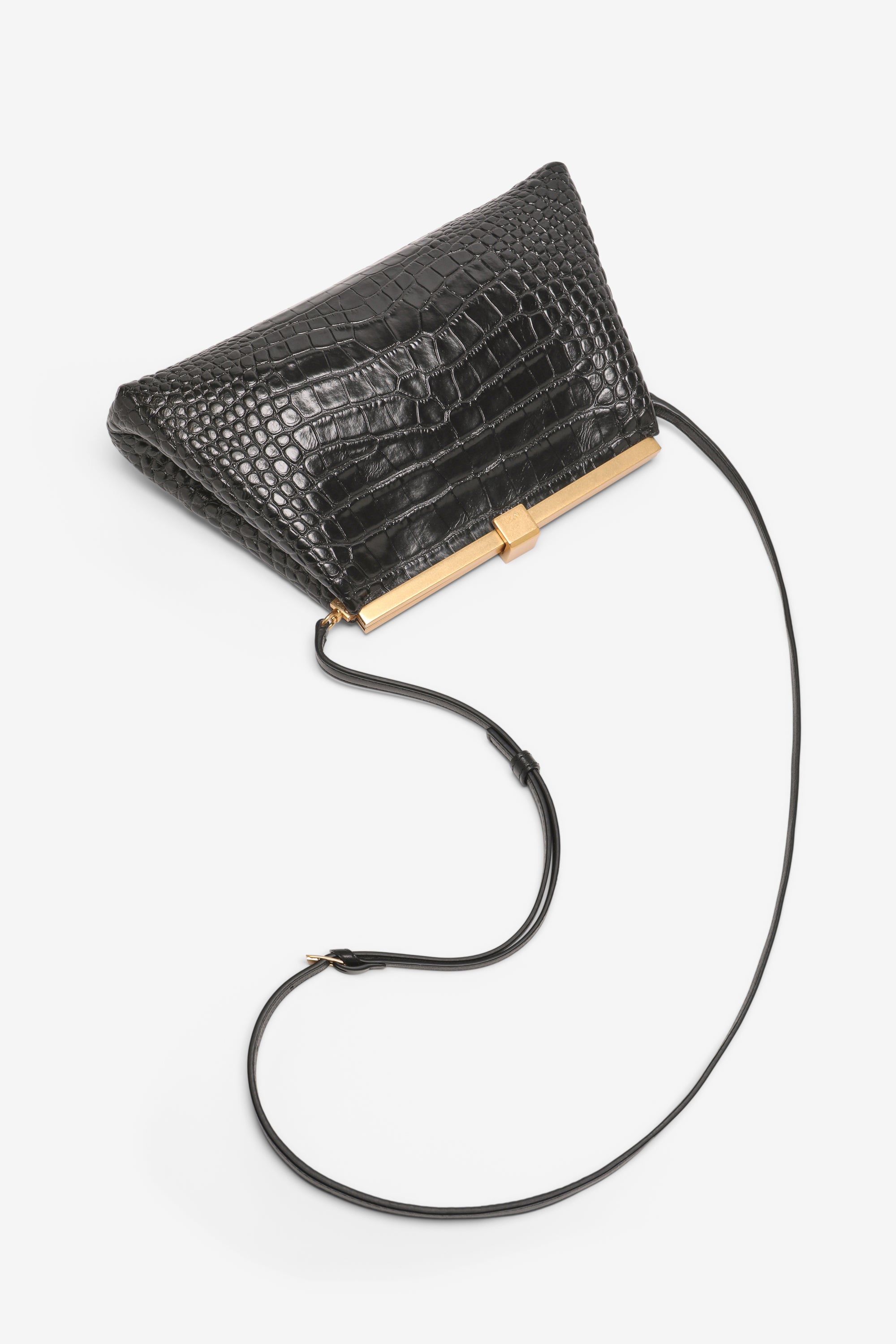 Puffy Jeanne bag in croc print