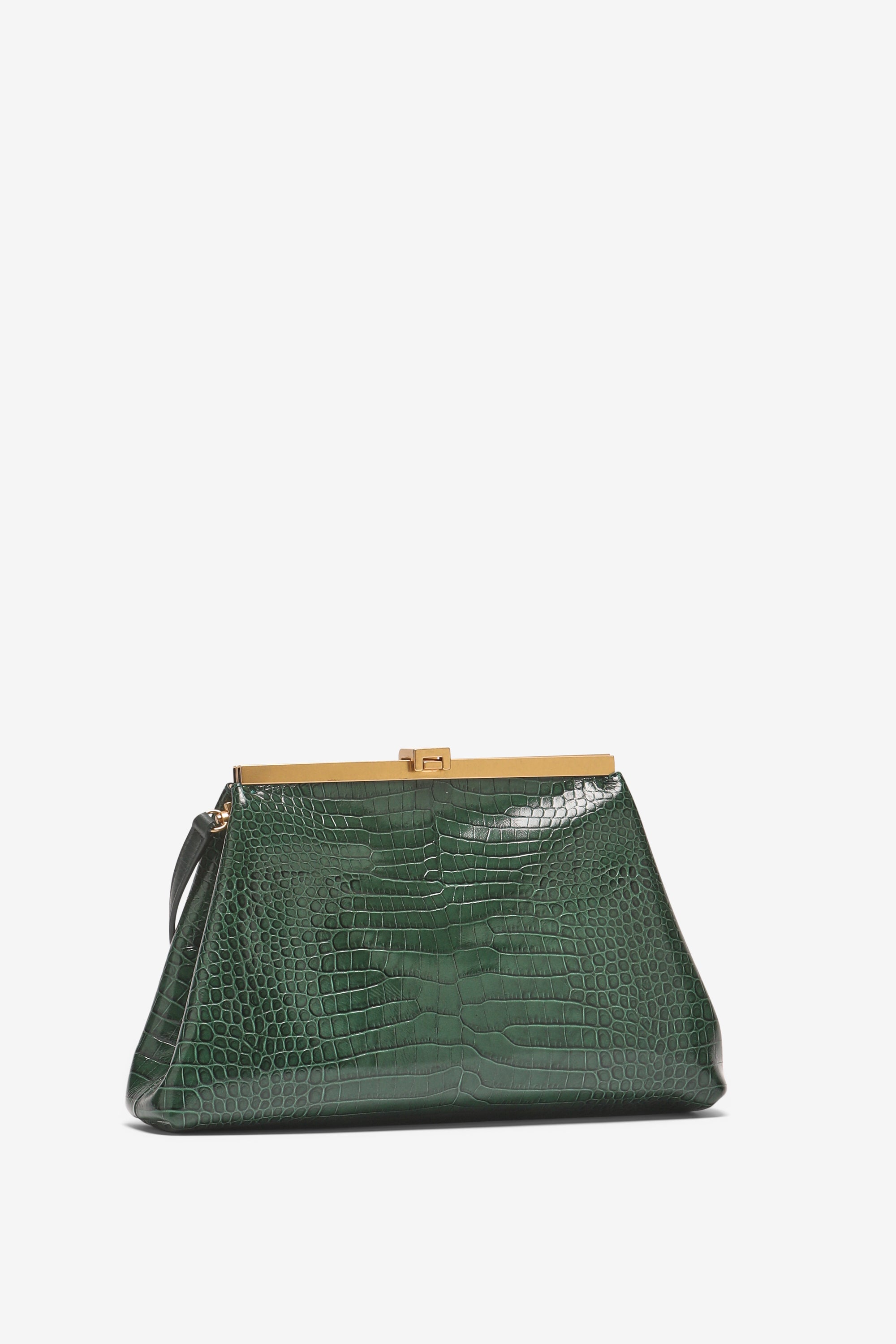 Puffy Jeanne bag in crocodile print