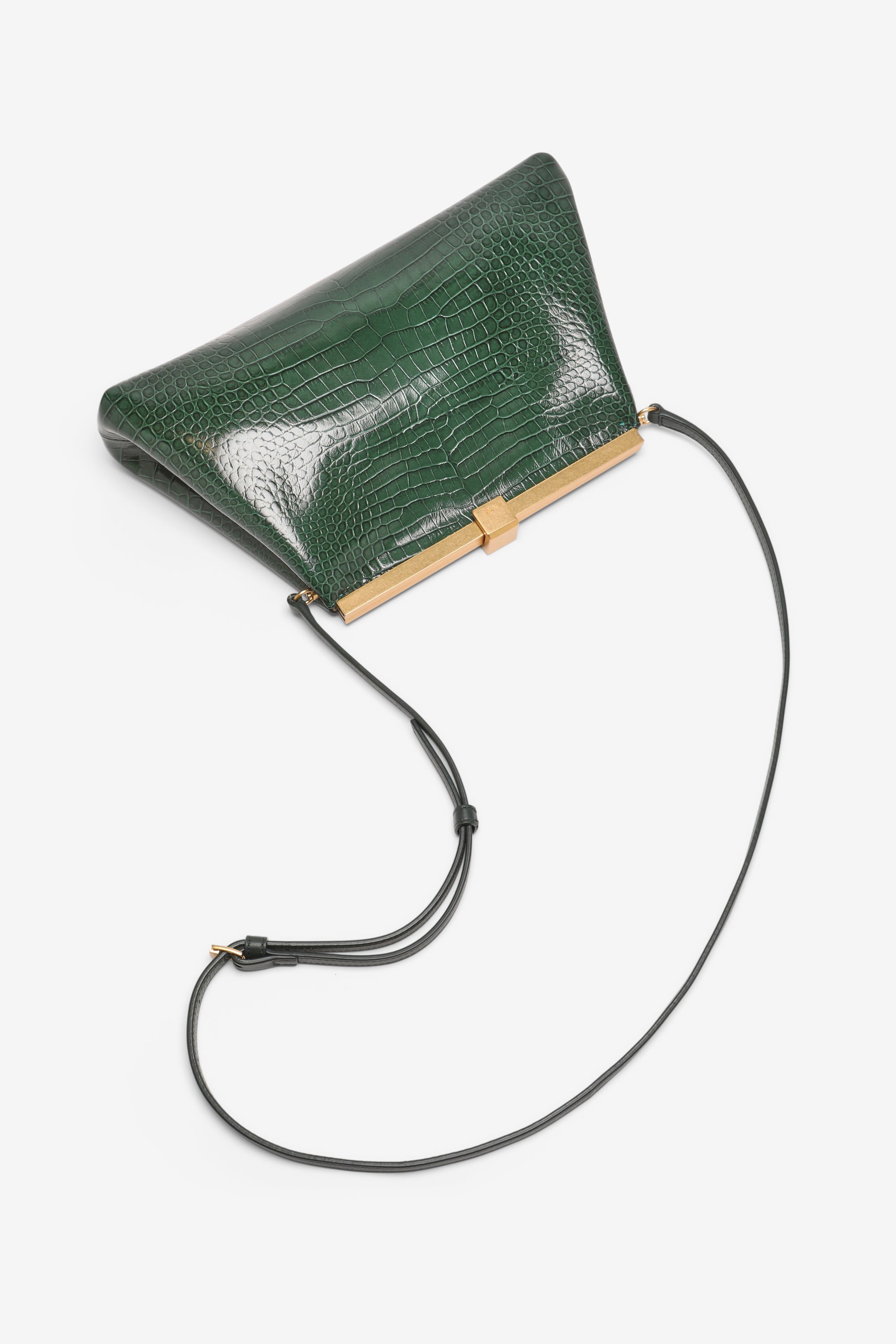 Puffy Jeanne bag in crocodile print