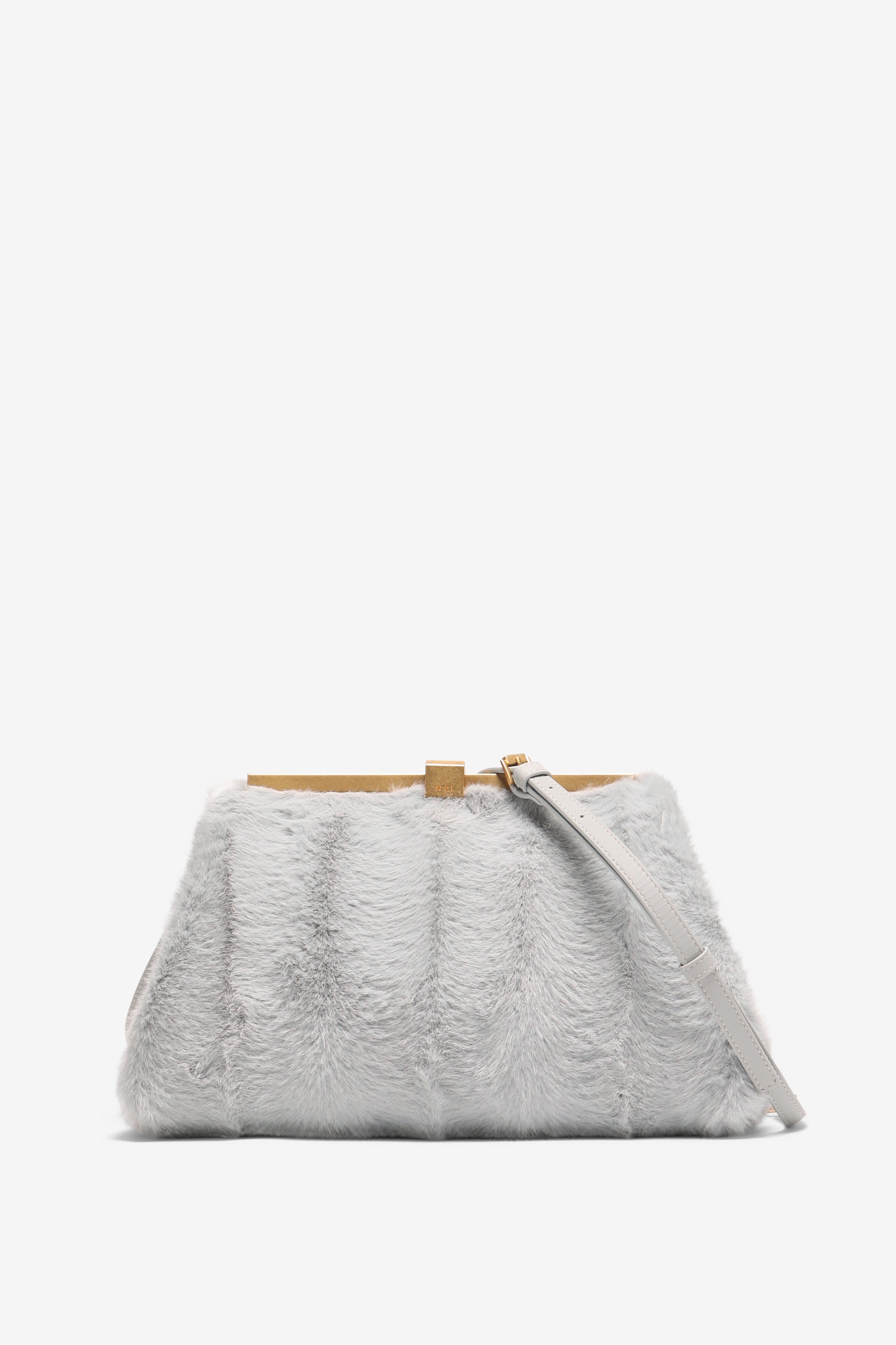 N21 Puffy Jeanne Faux Fur Bag