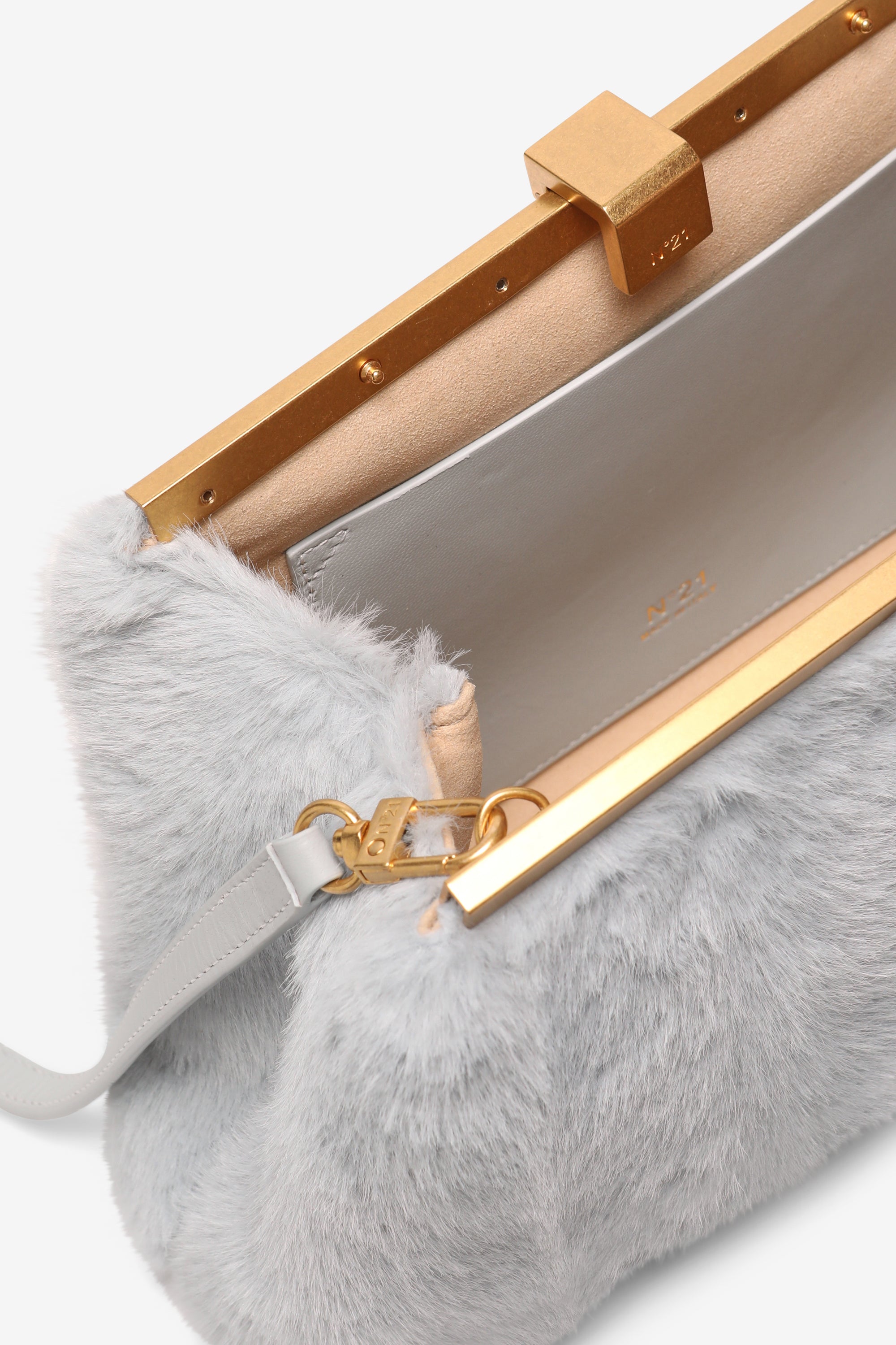 Puffy Jeanne faux fur bag