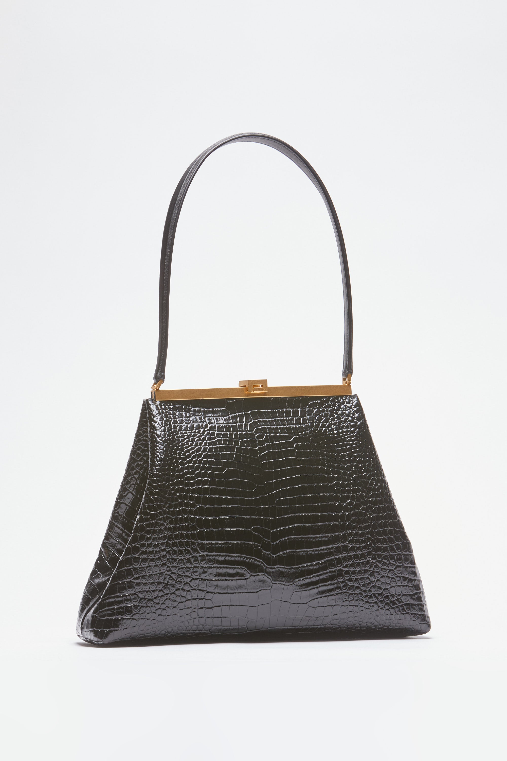 Puffy Jeanne Leather Shoulder Bag