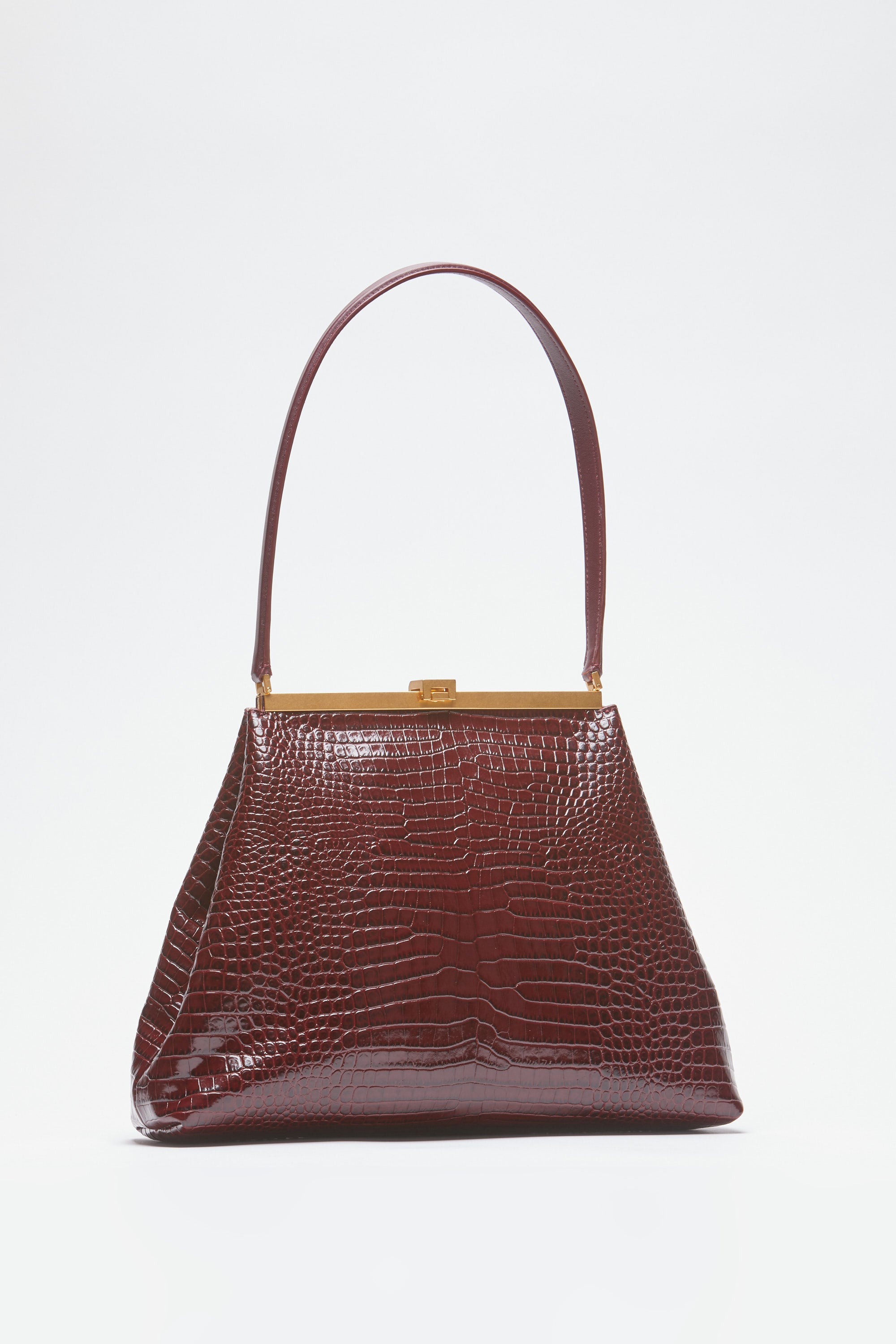 Puffy Jeanne Leather Shoulder Bag