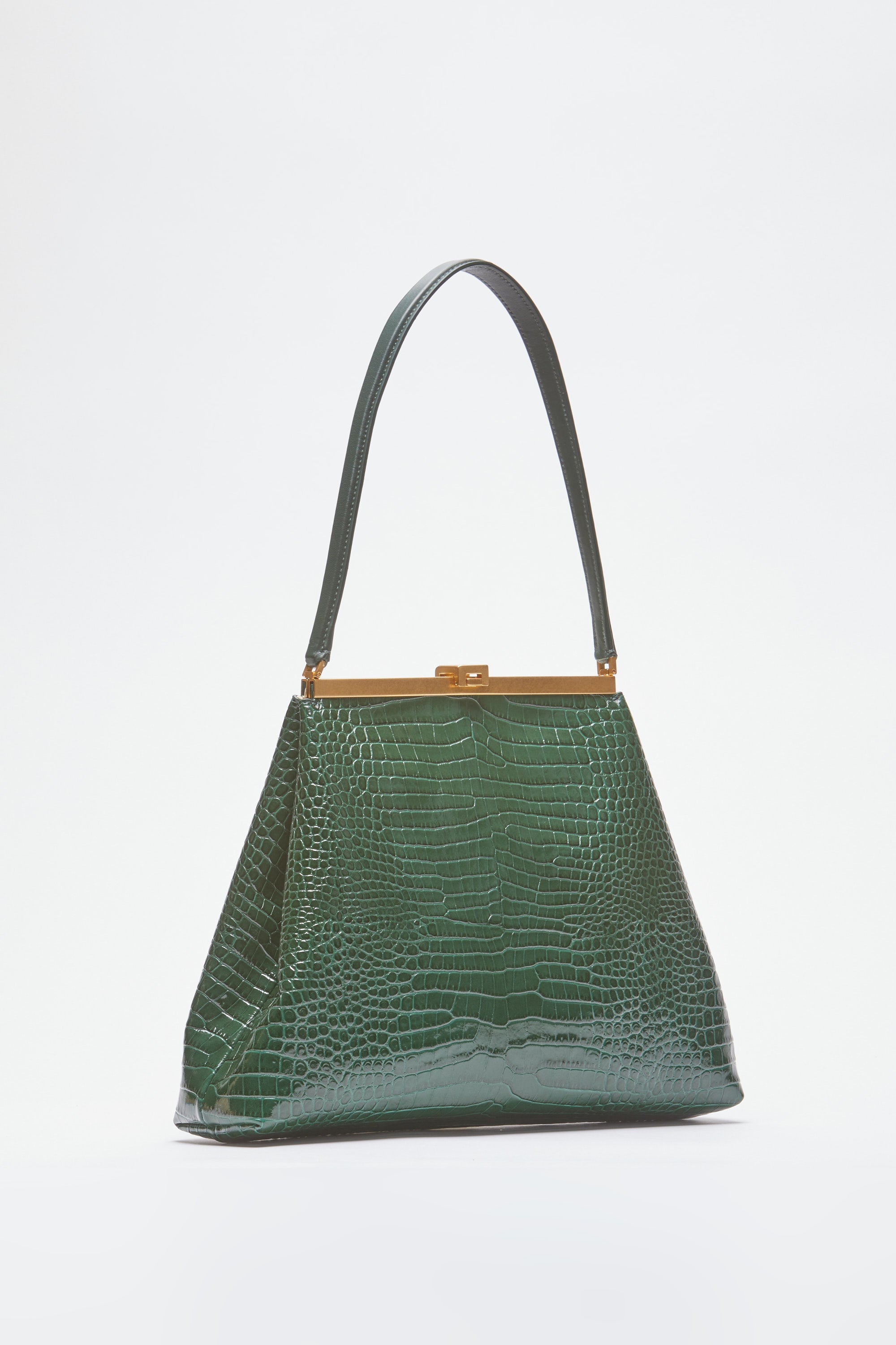 Puffy Jeanne Leather Shoulder Bag