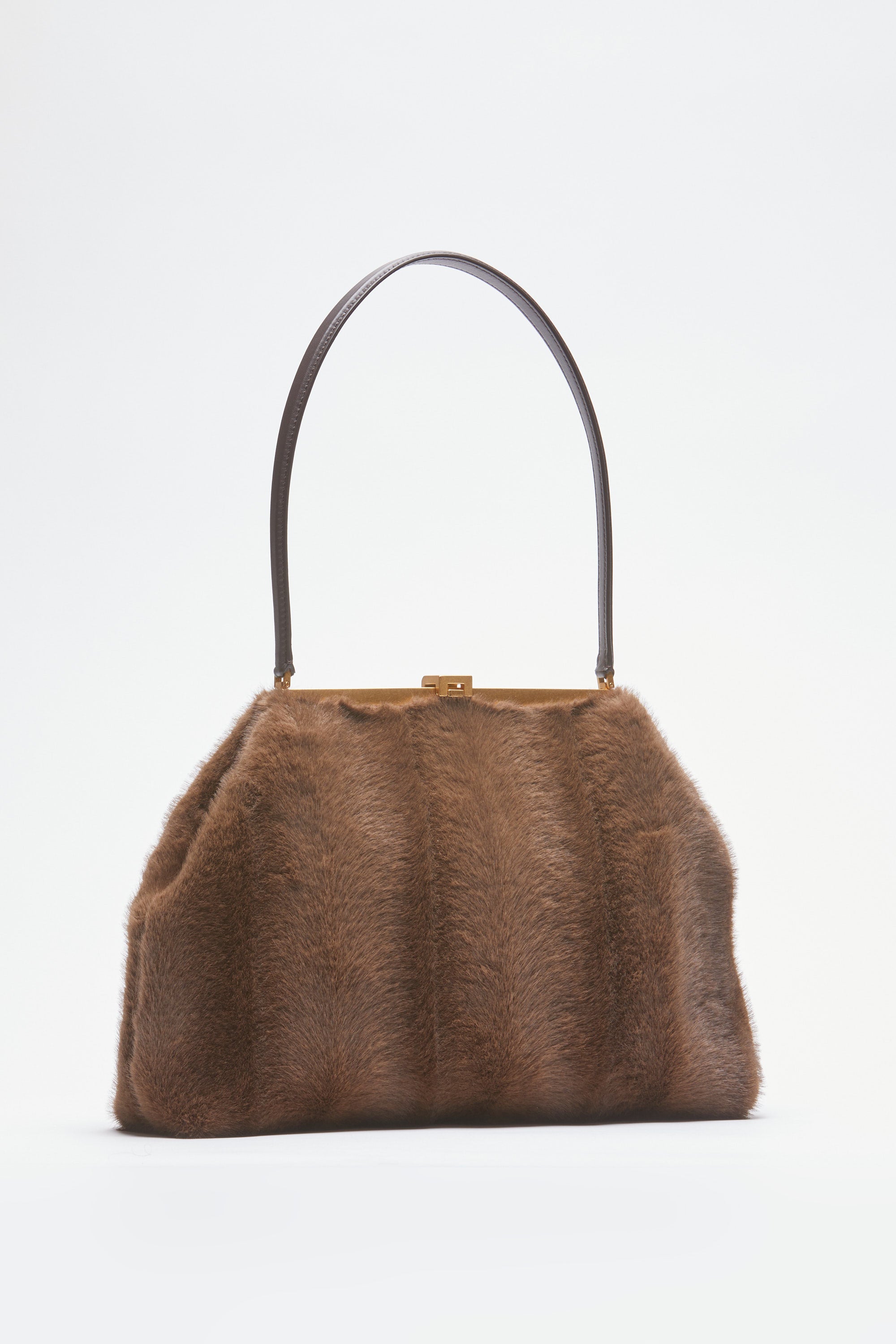 Puffy Jeanne Leather Shoulder Bag