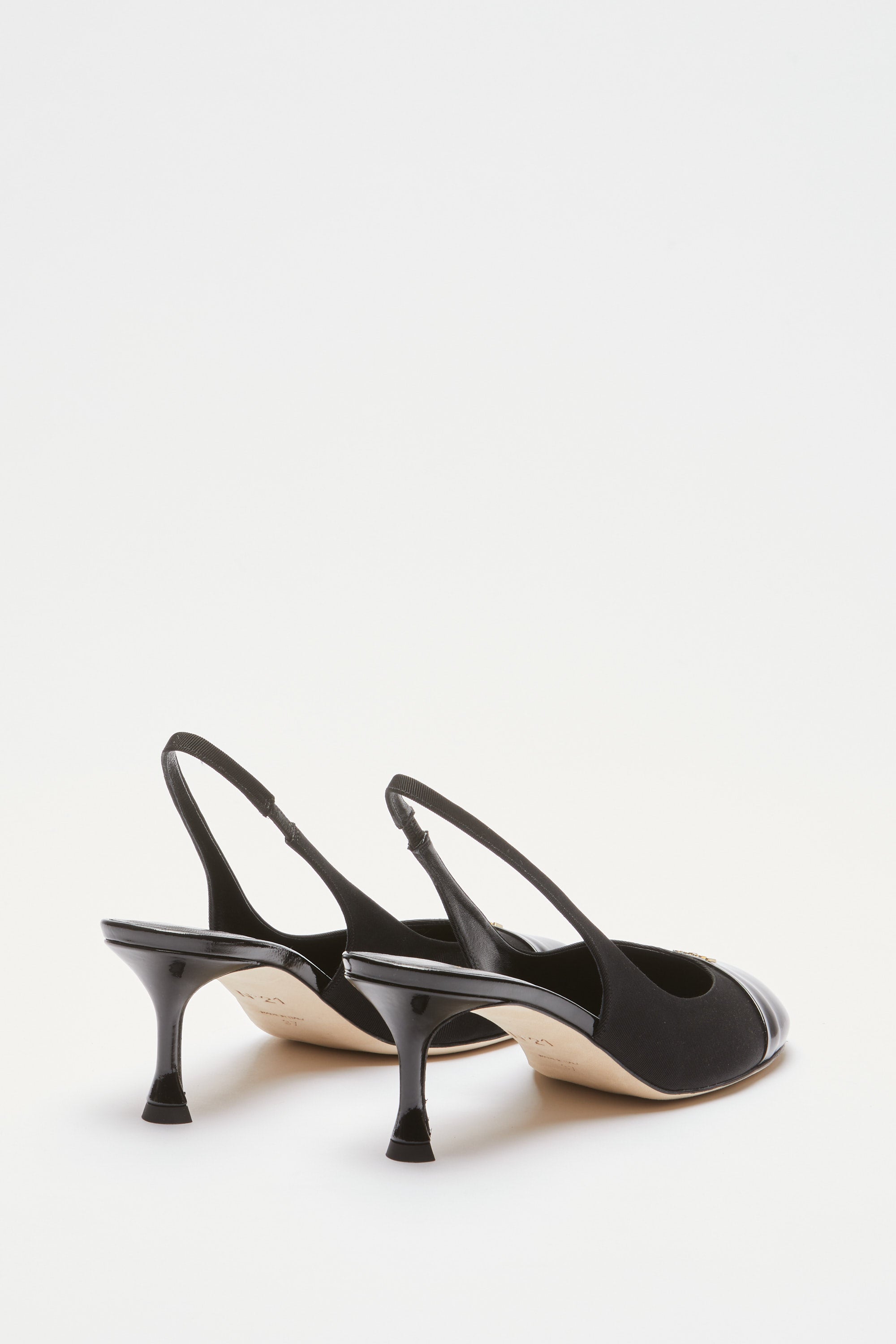 Slingback with rounded toe