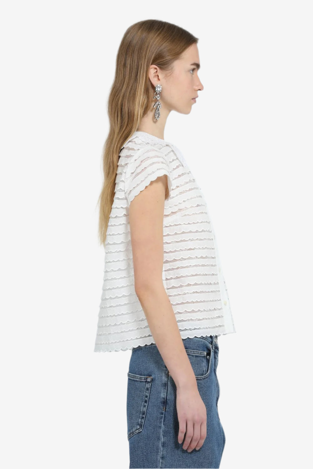 Cotton shirt with pocket