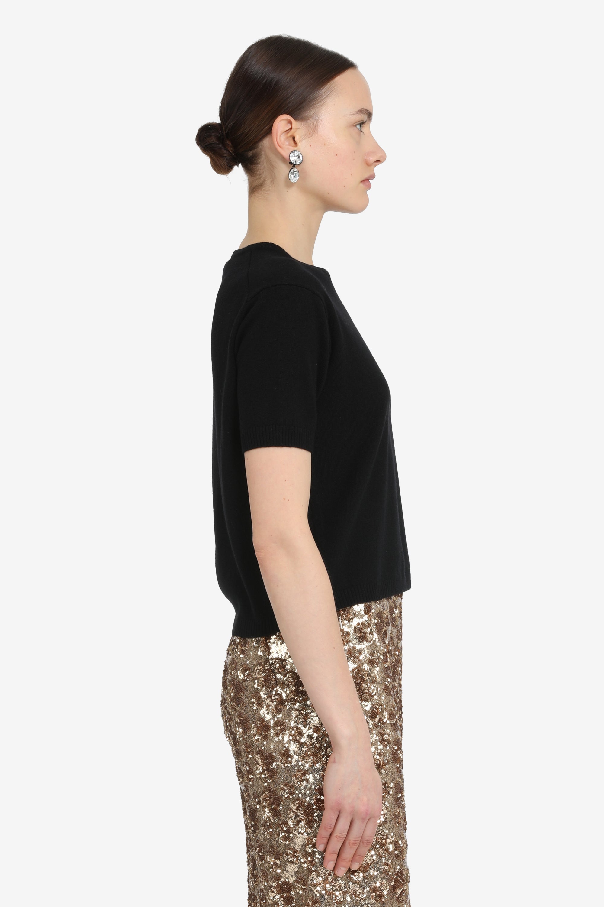 Short-sleeved shirt with logo