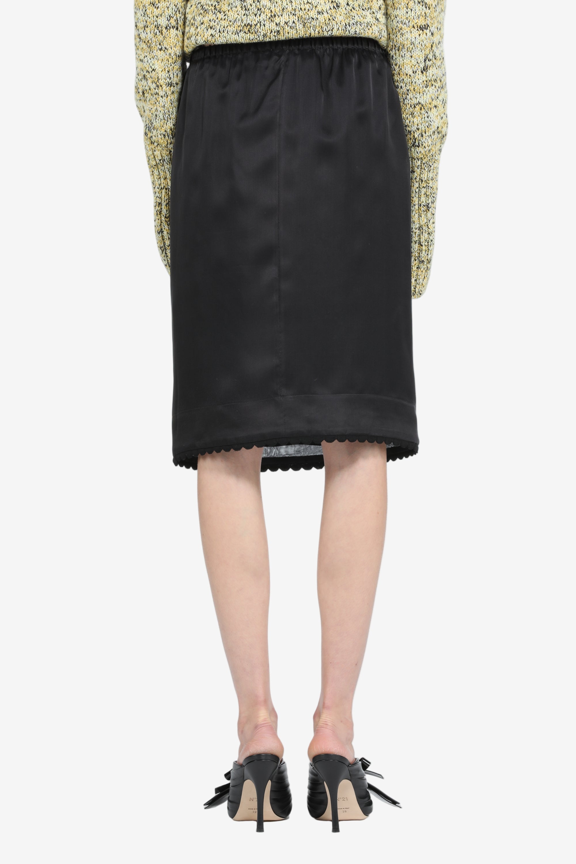 Knee-length skirt