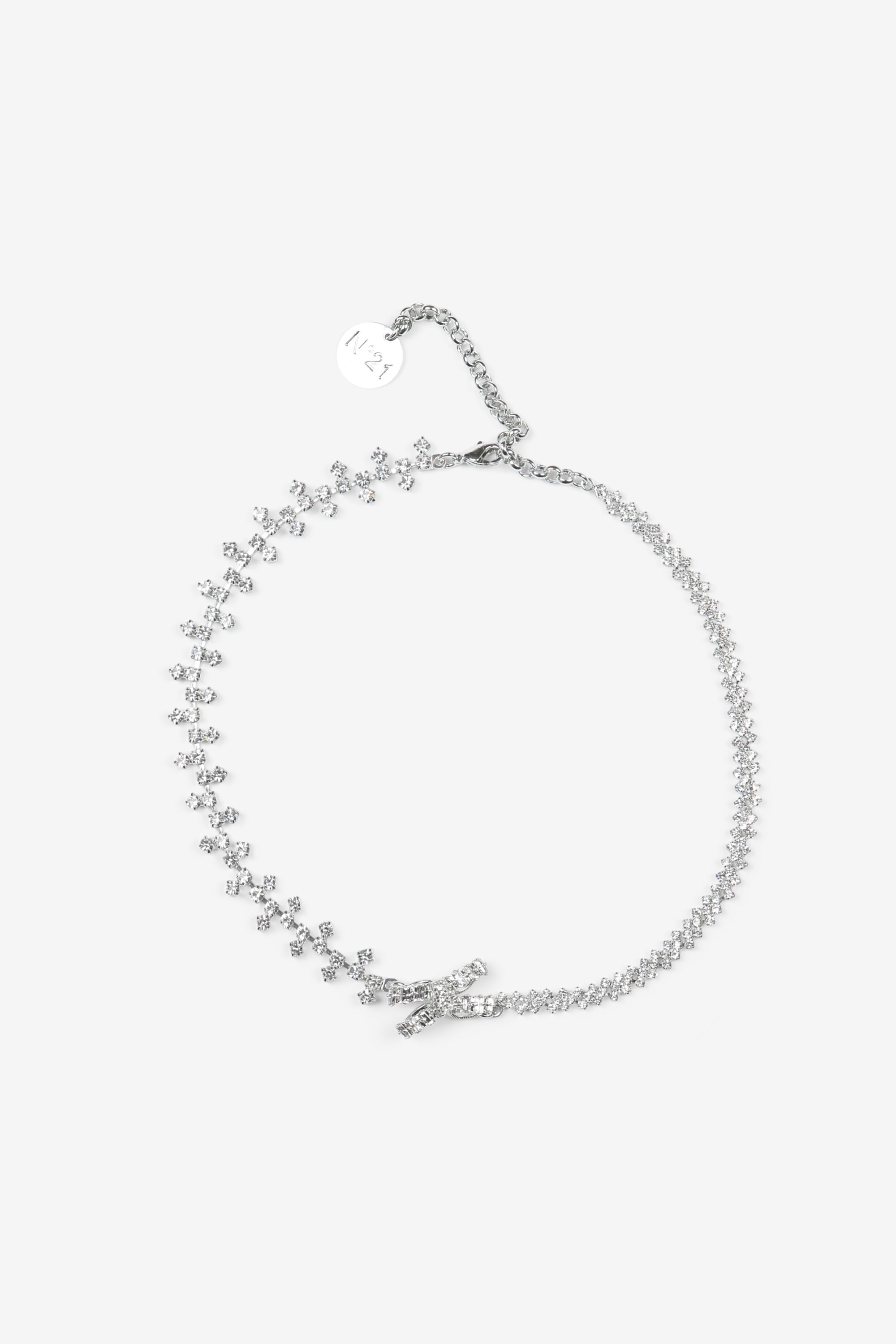 Necklace with crystals