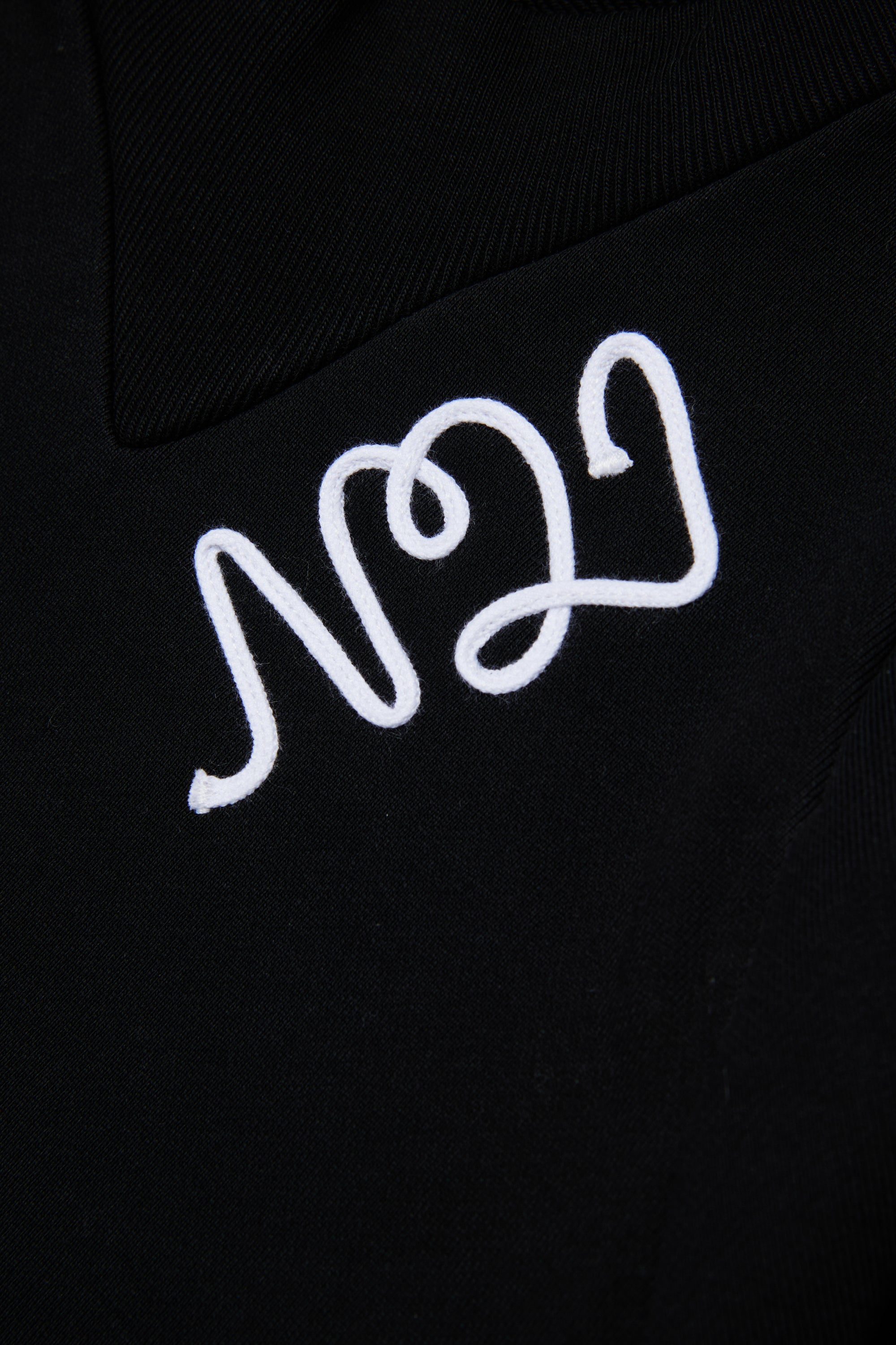 Sweatshirt dress with cursive logo
