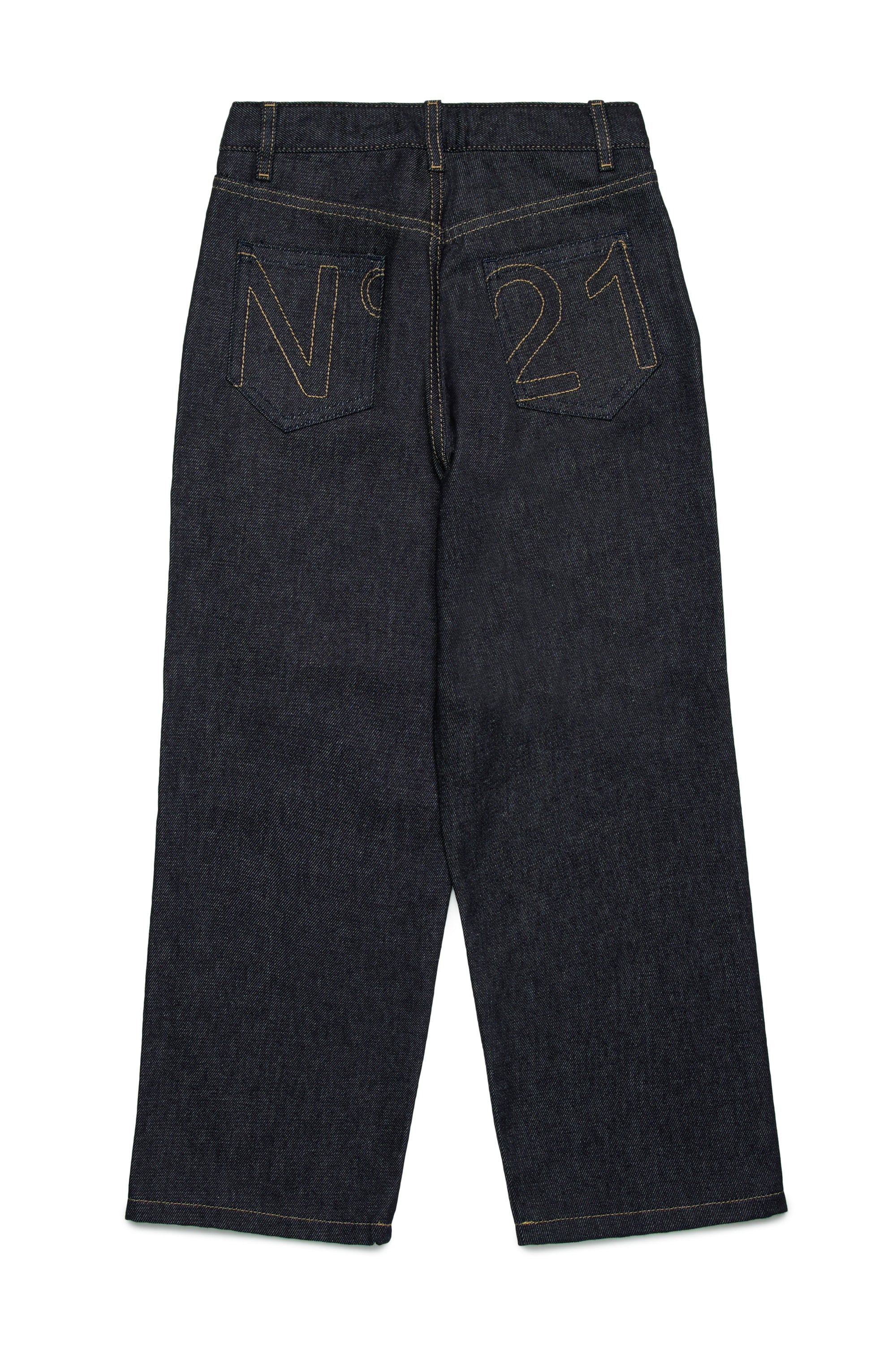 Relaxed dark denim jeans