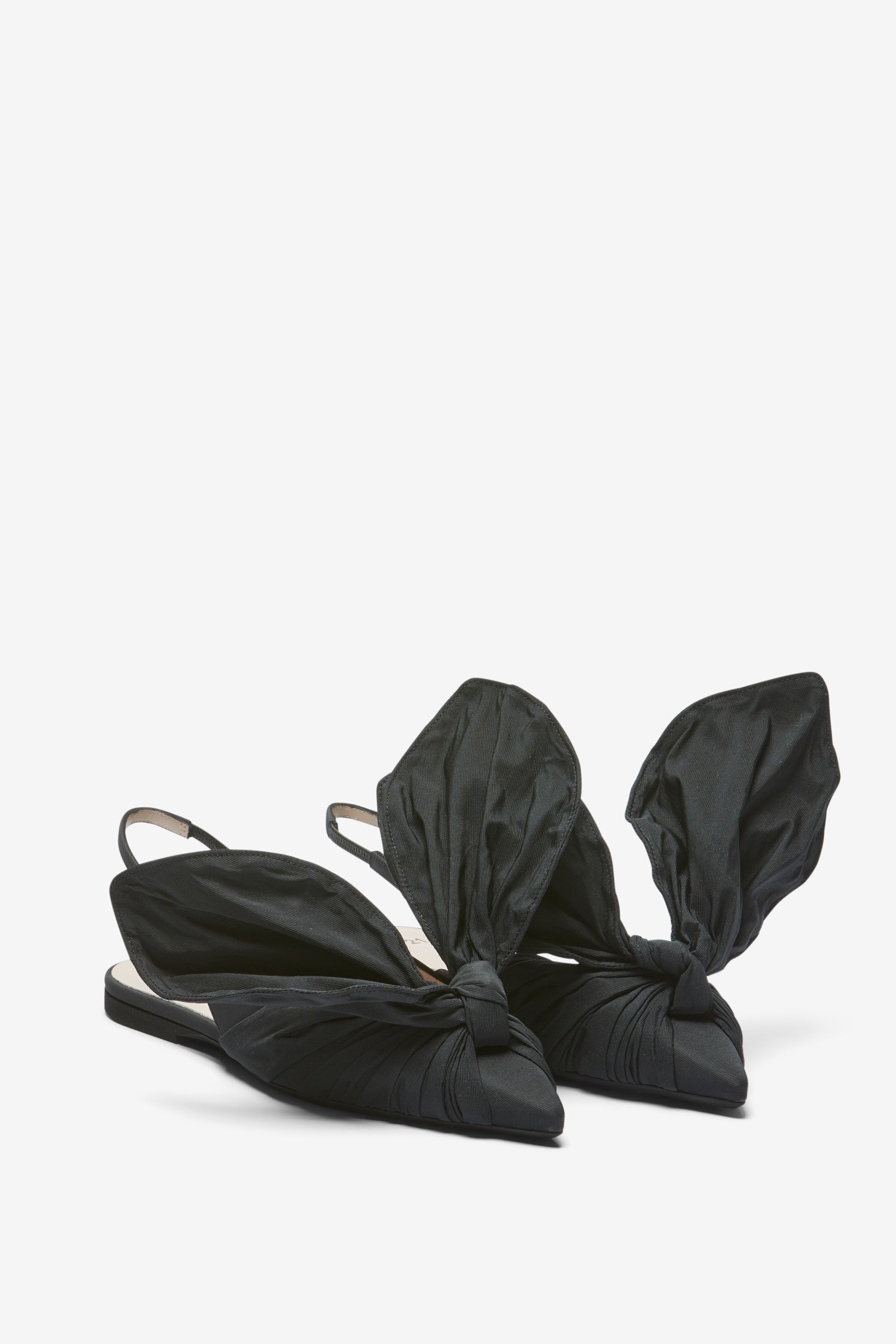 Ballerine slingback con fiocco