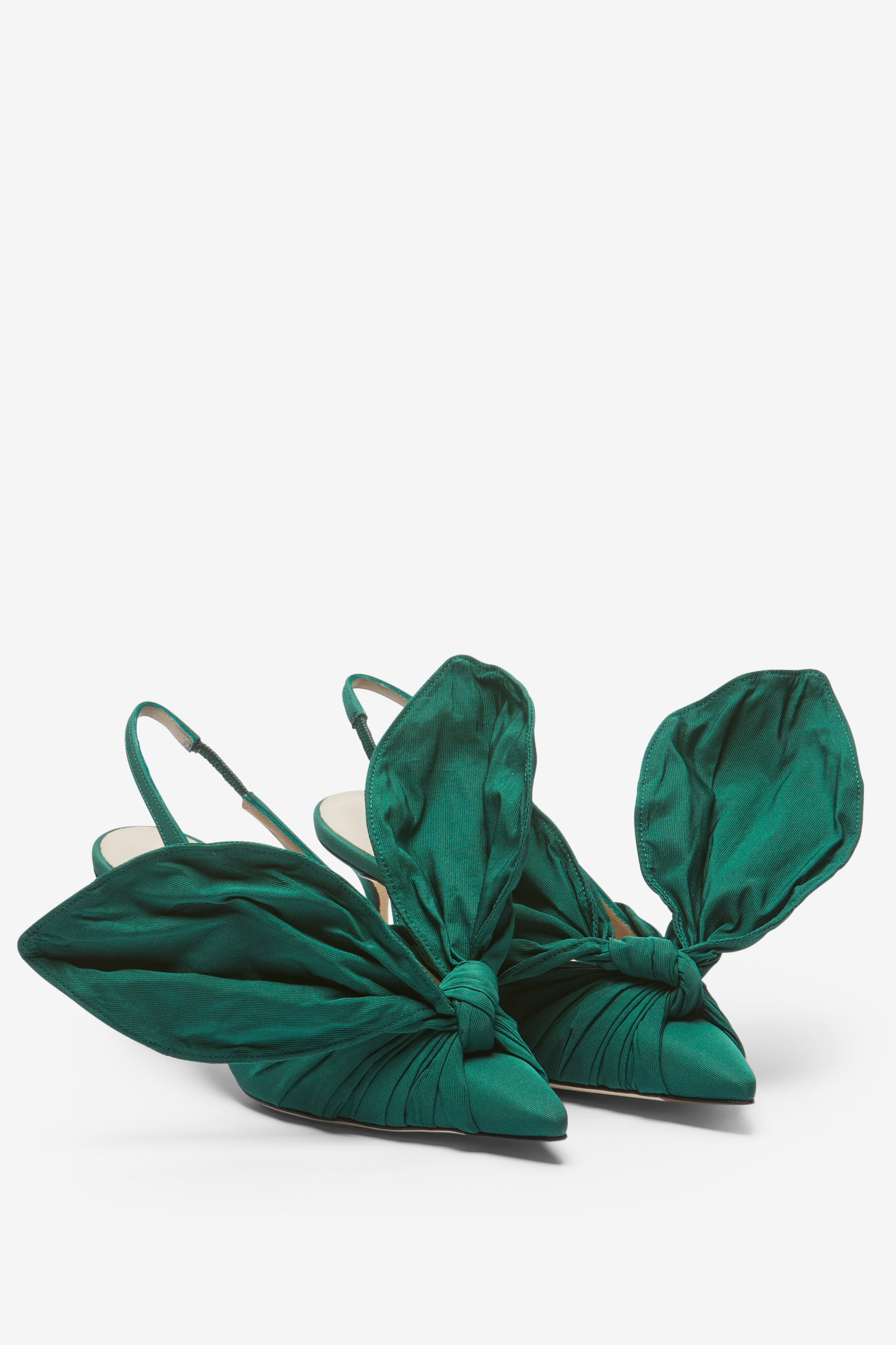 【NONCODE】Niren Spider Slingback Czarne Sandały Typu Slingback ze Szpiczastym Noskiem