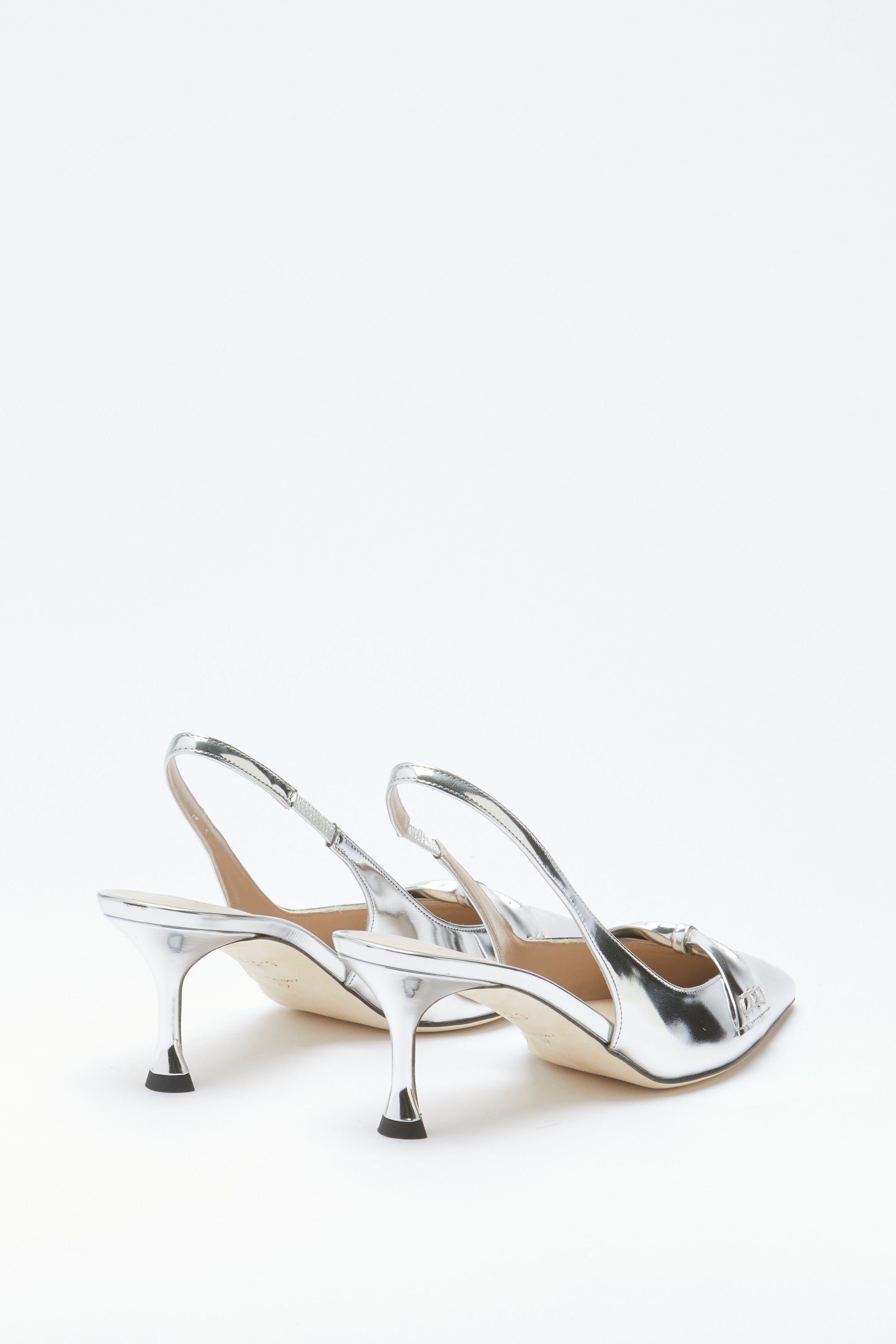 【NG】 N255ACR820 Prime Slingback /追跡付 PAGE slingback pumps in smooth leather | Saint Laurent | YSL MC
