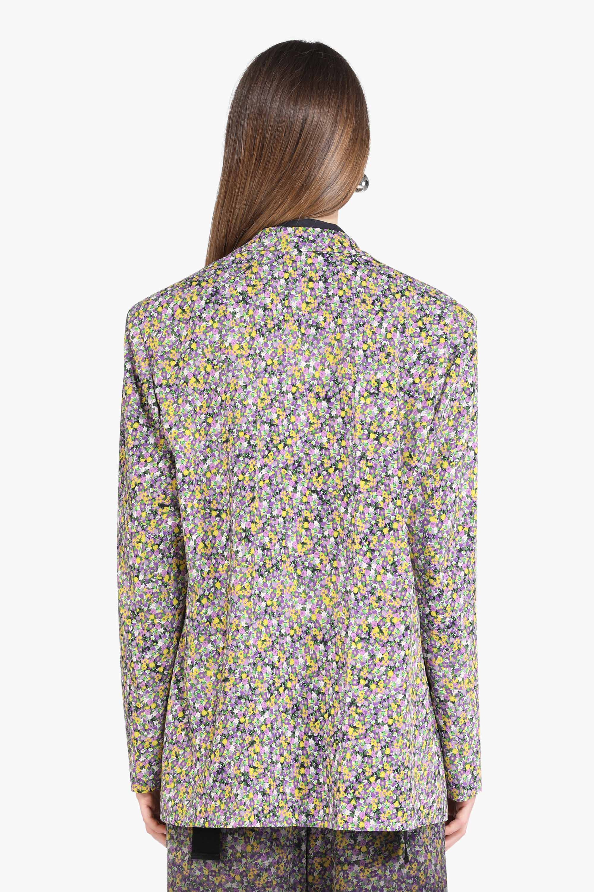 Blazer con motivo floreale