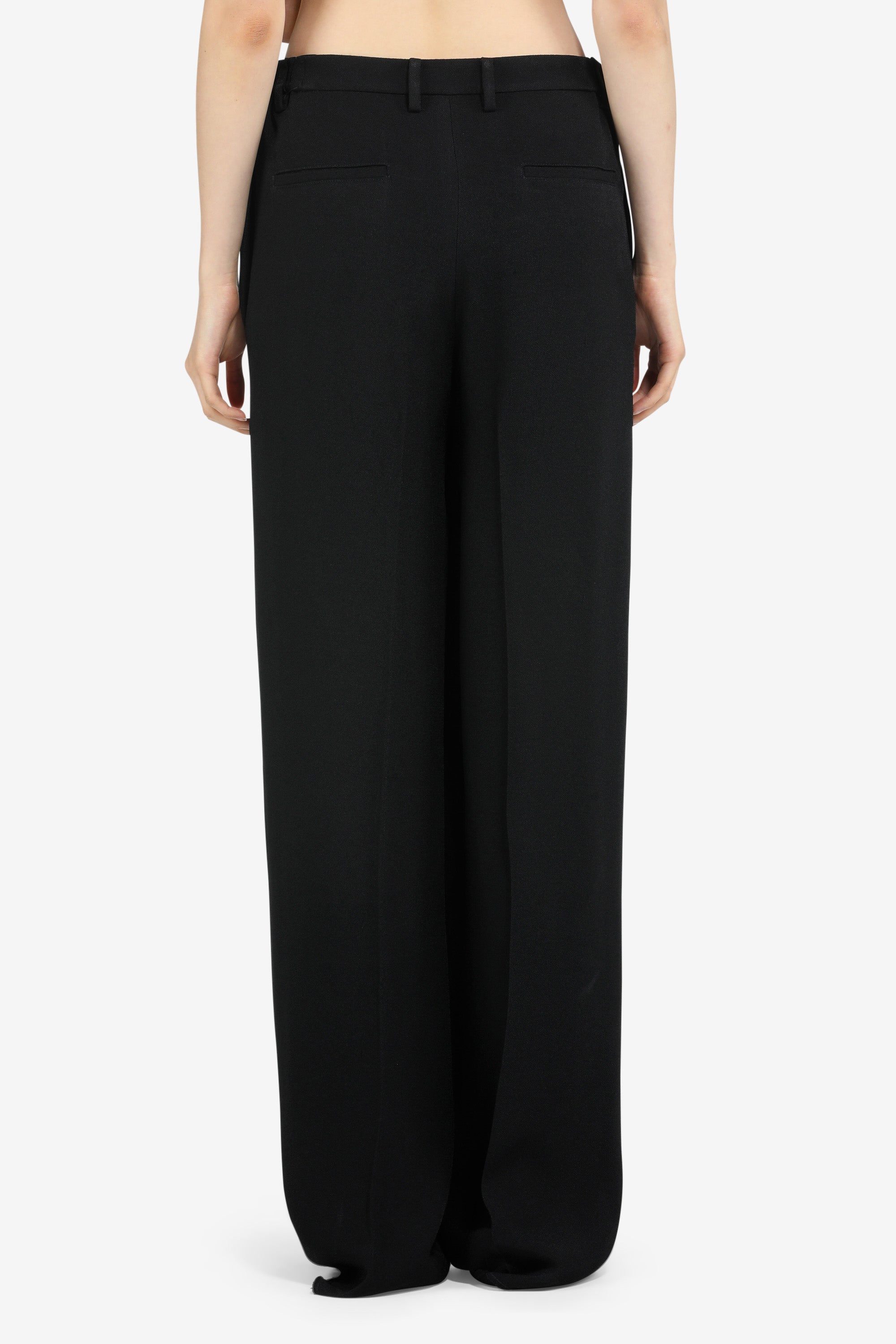 Wide-Leg Trousers Black | N21