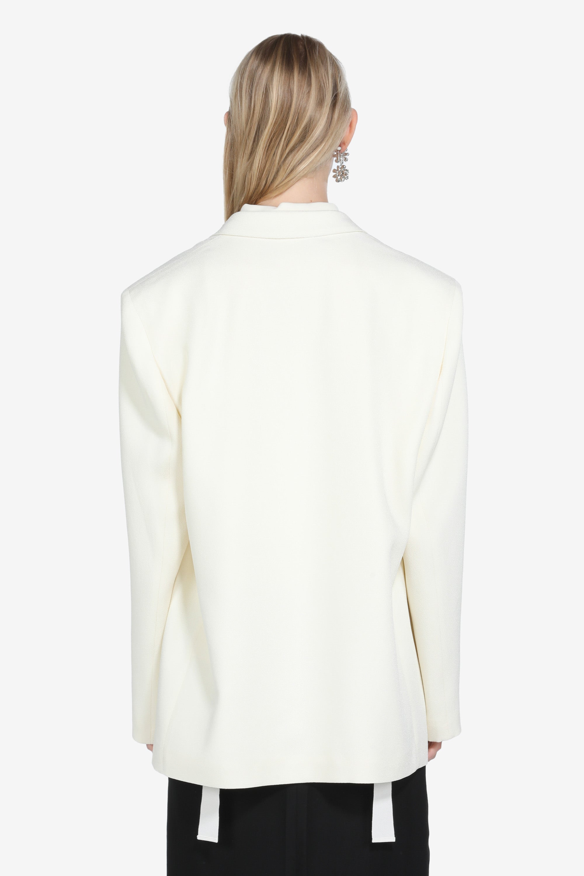 Blazer con revers a contrasto
