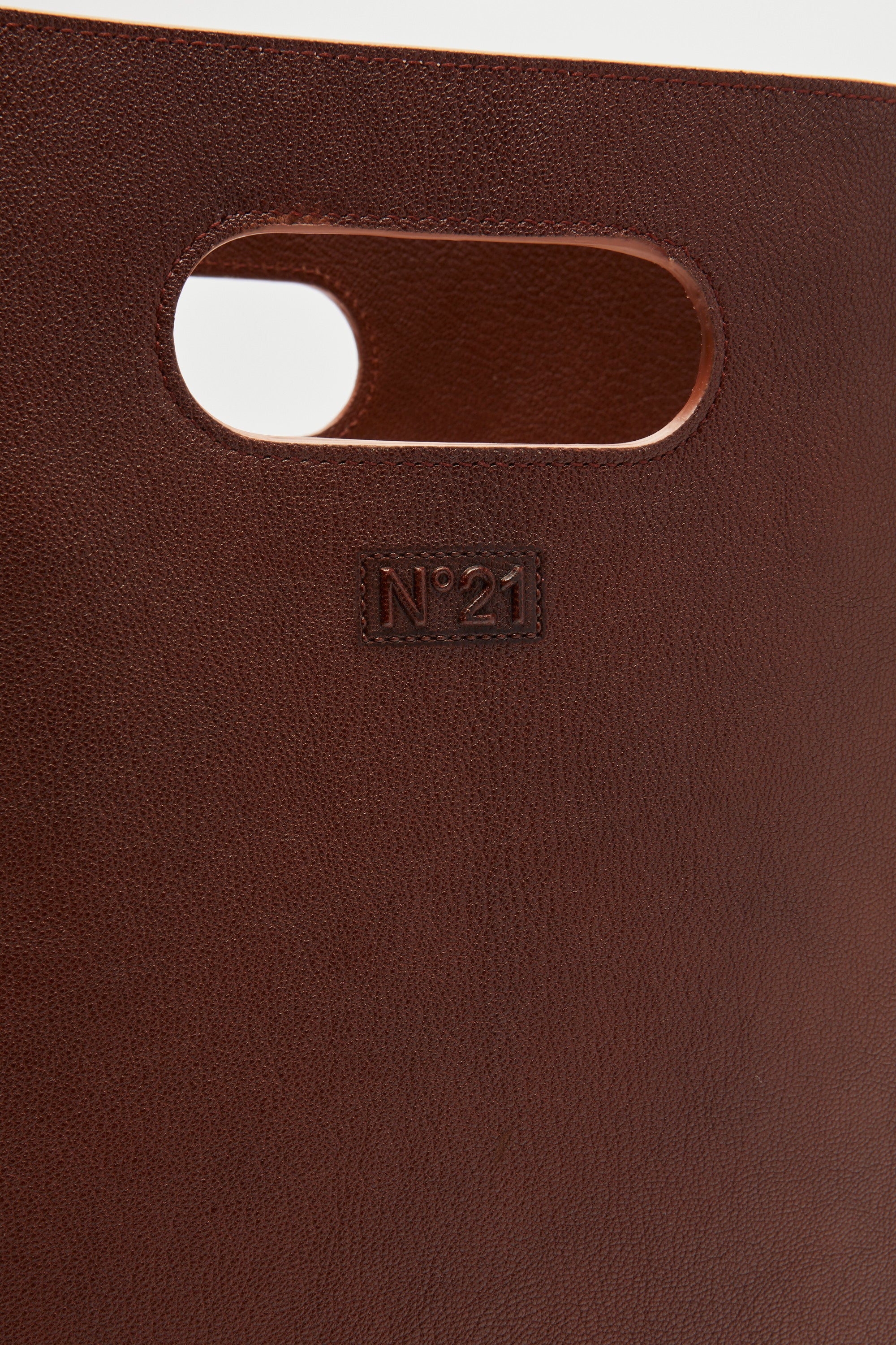 Leather Shopper Bag