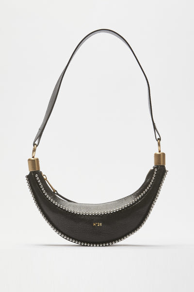 N21 | Studded Leather Banana Bag