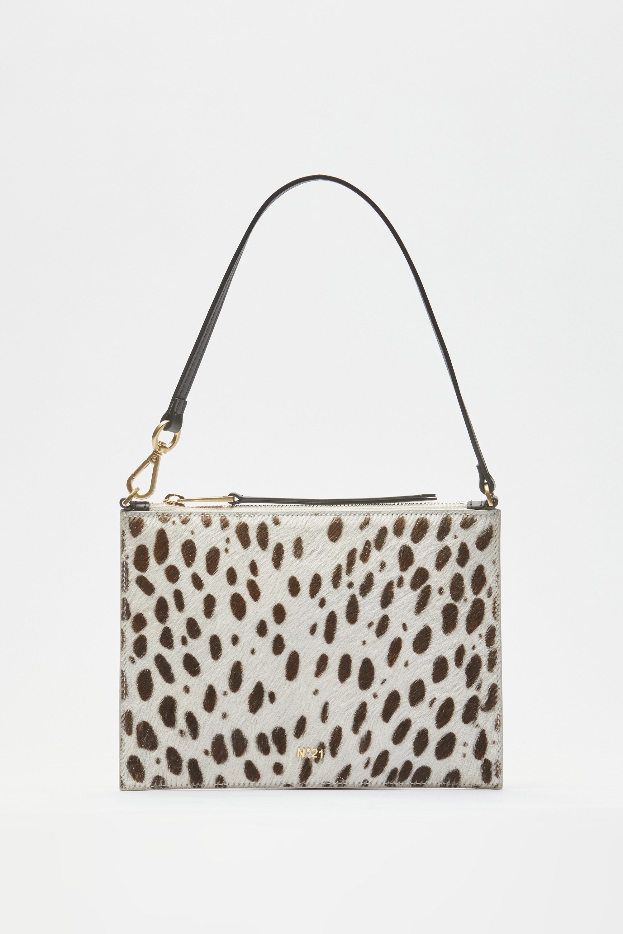 Pochette a spalla effetto animalier