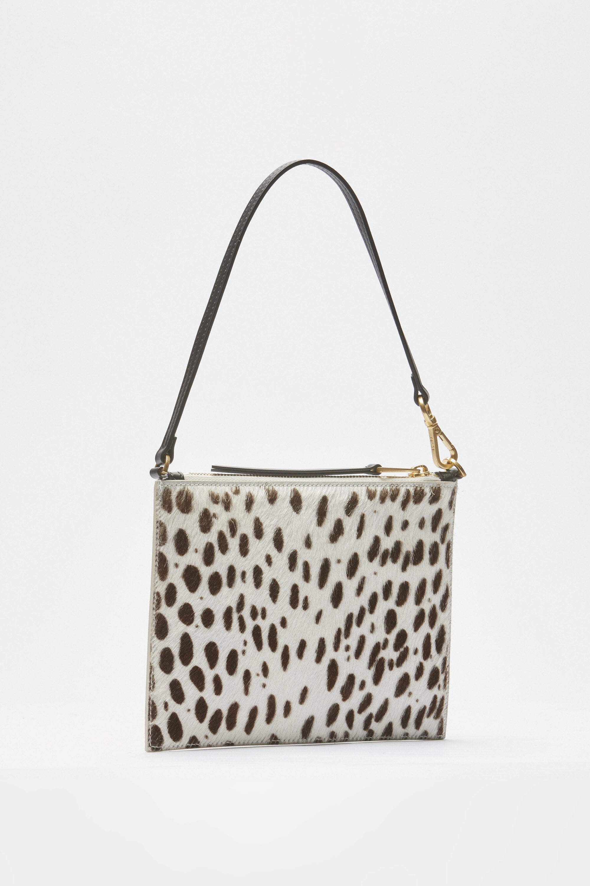 Pochette a spalla effetto animalier