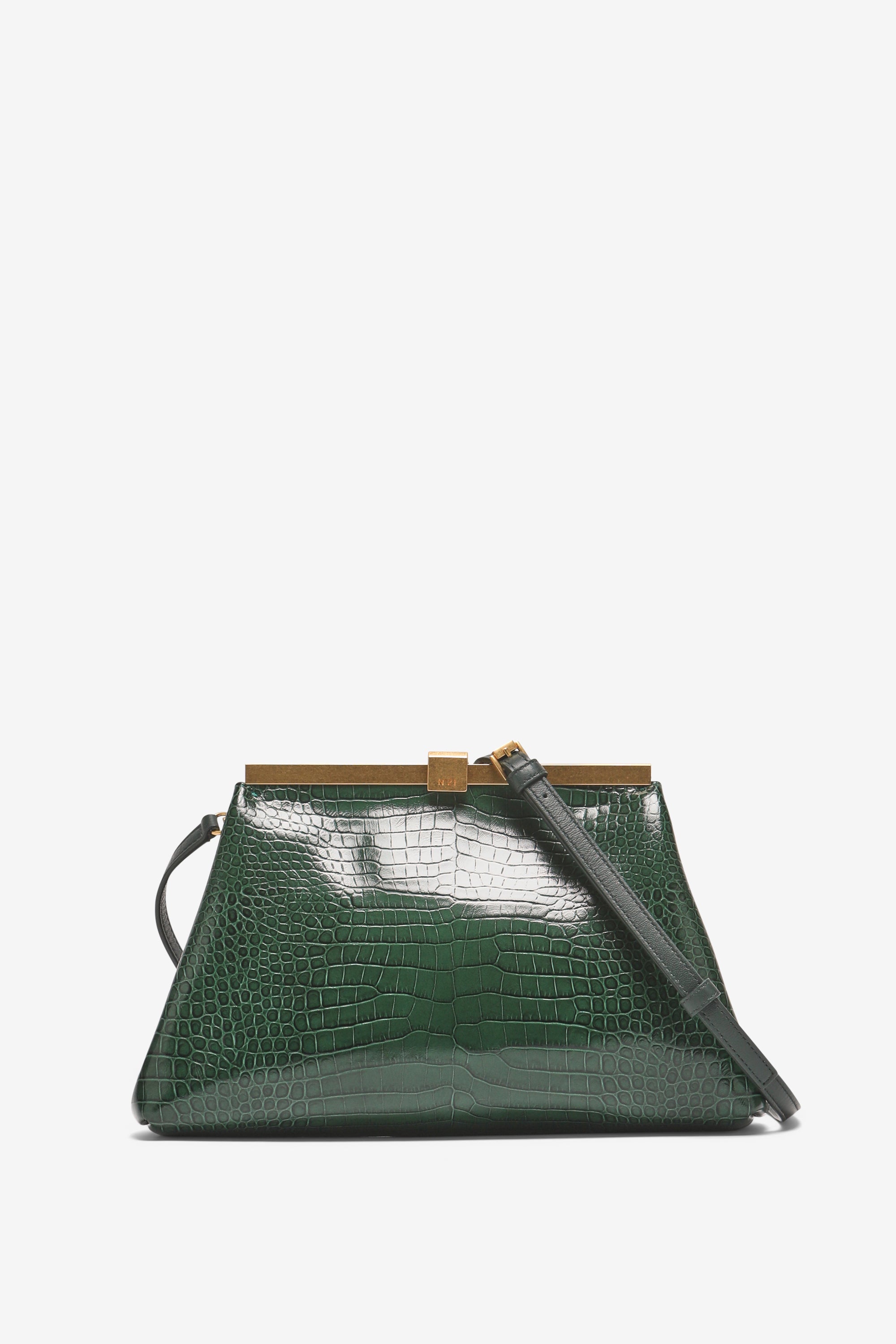 Puffy Jeanne bag in crocodile print