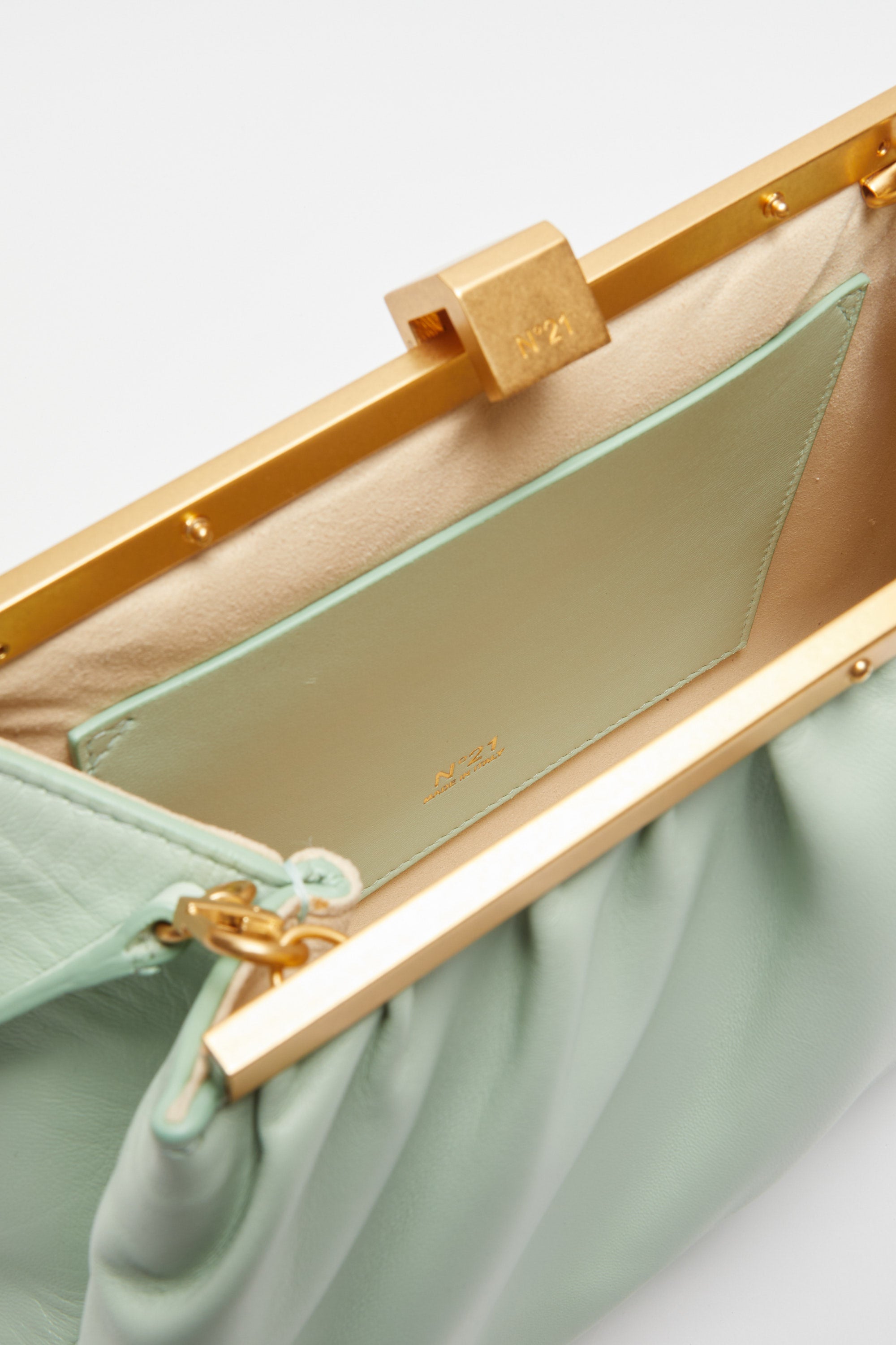 Borsa Puffy Jeanne in pelle
