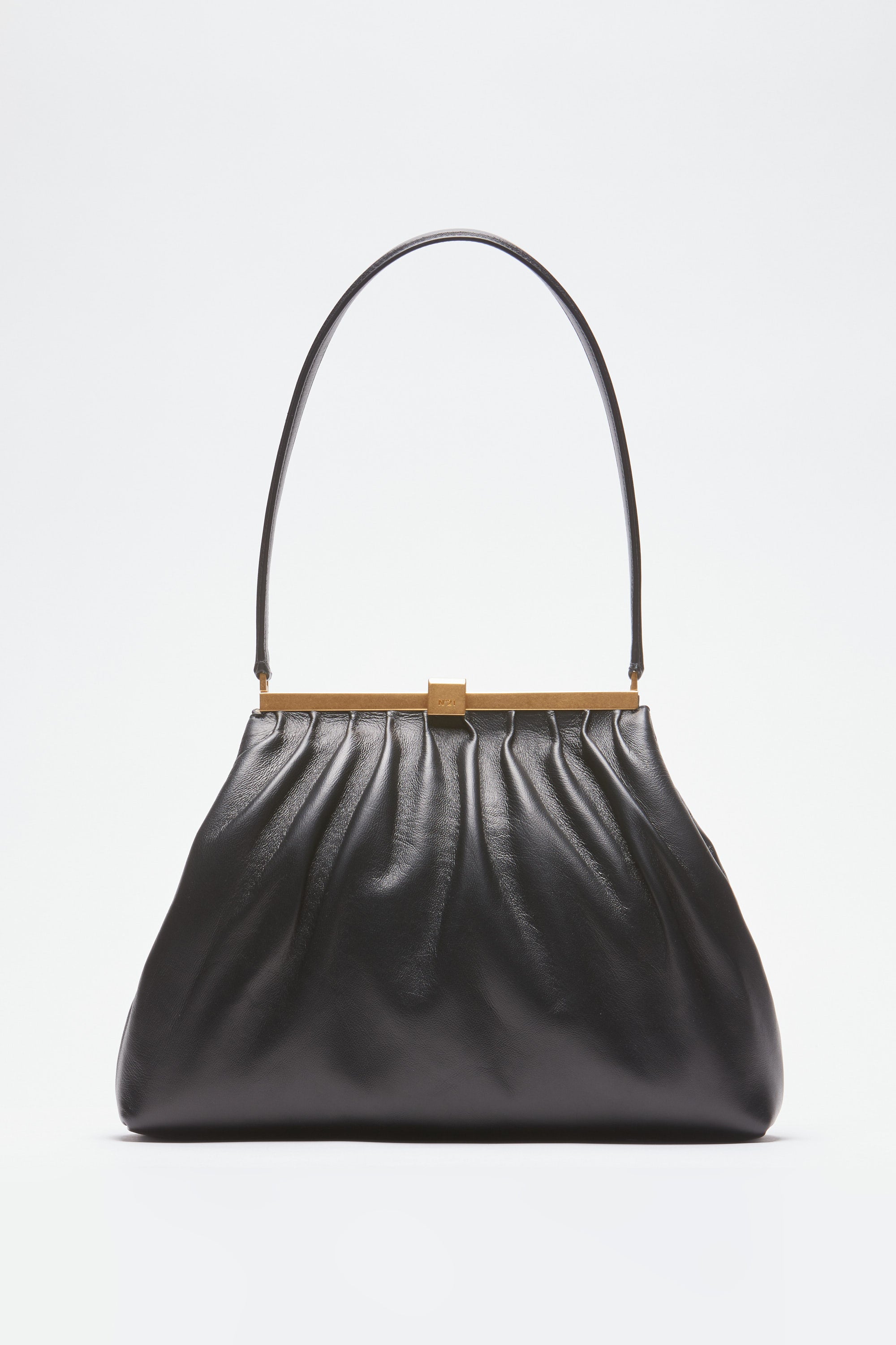 Borsa Puffy Jeanne in pelle a spalla