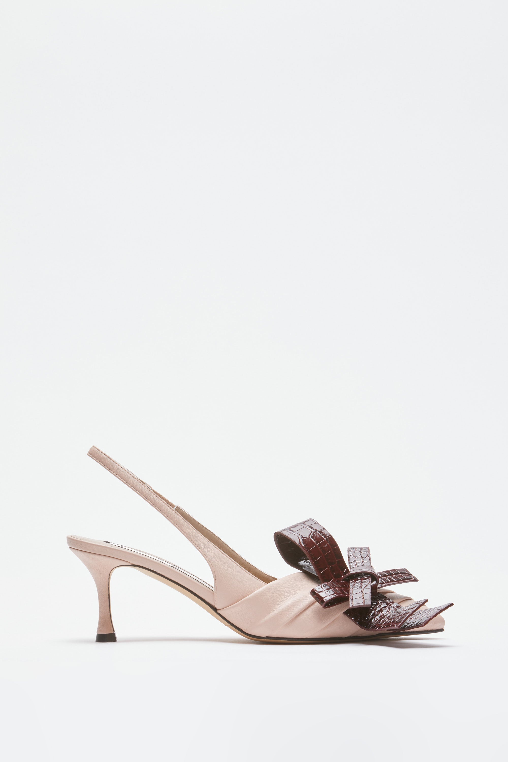 Slingback with bow