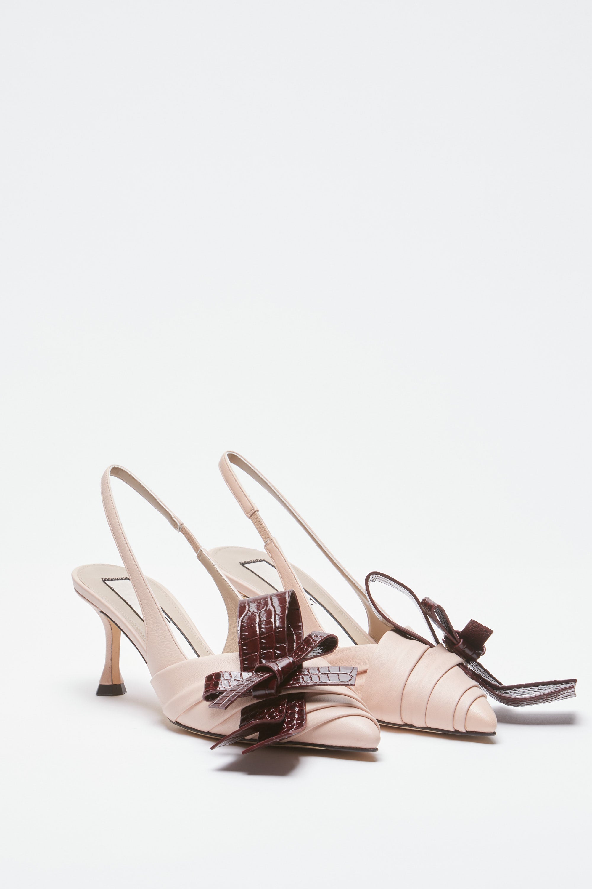 Slingback with bow