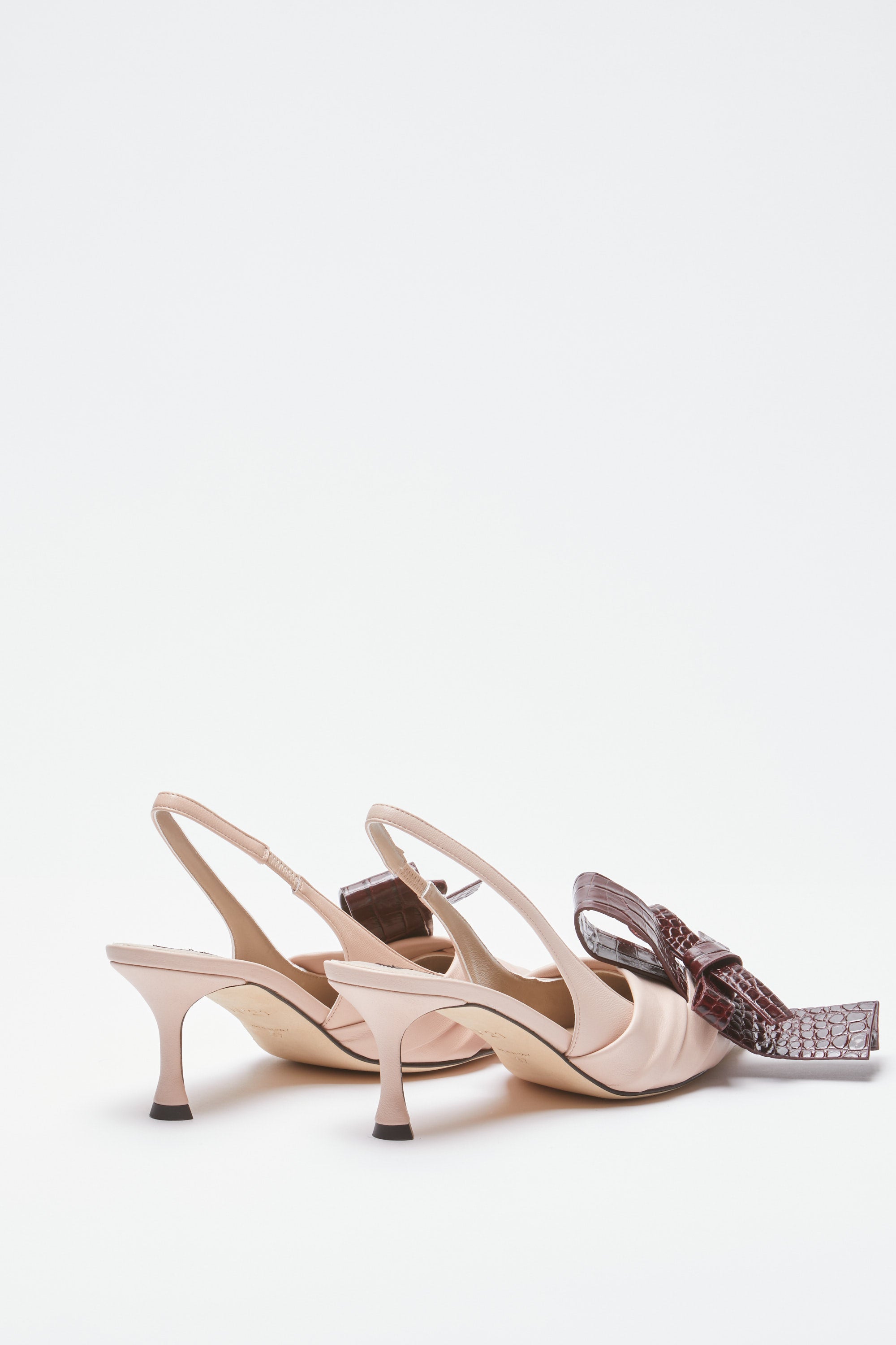 Slingback with bow