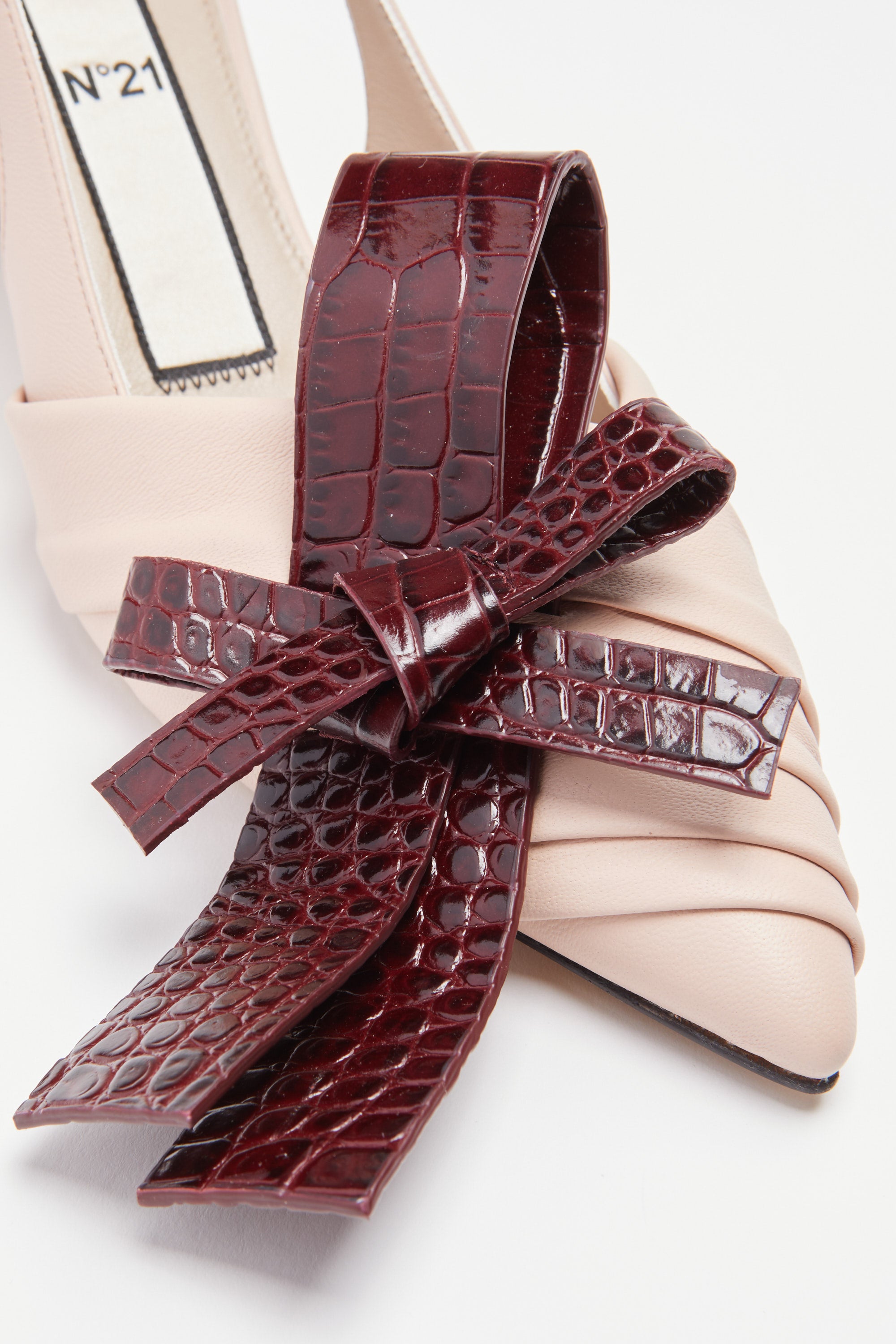 Slingback with bow