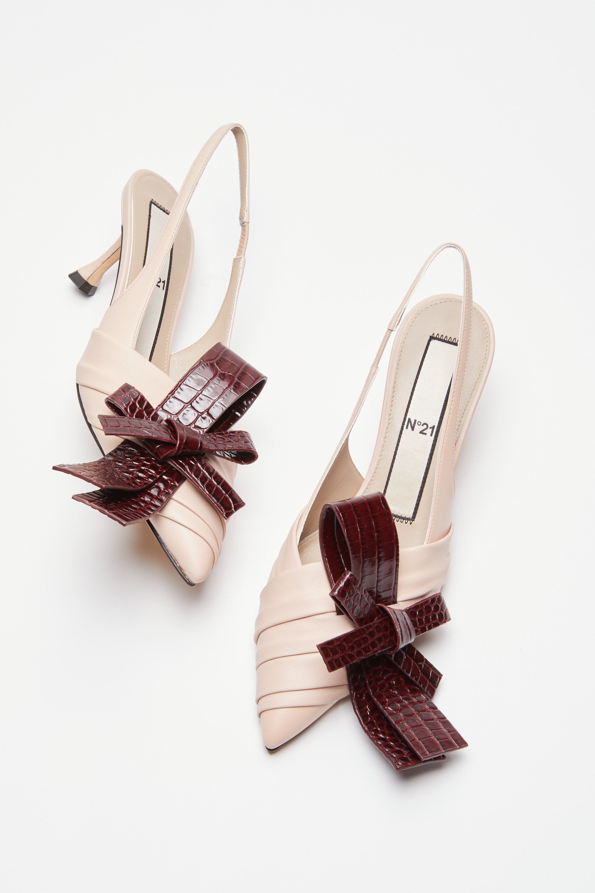 Slingback with bow