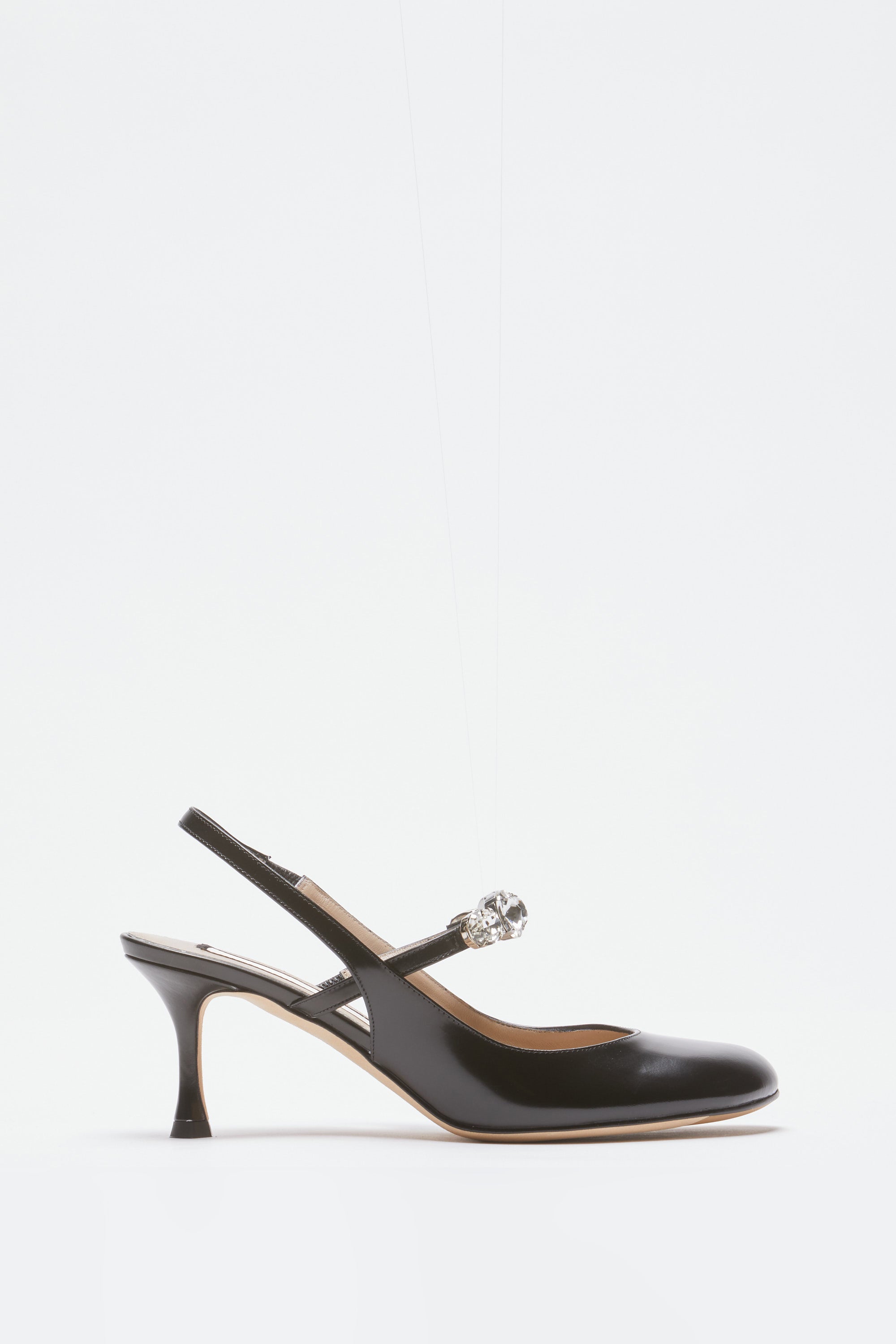 Patent leather Mary Jane slingback