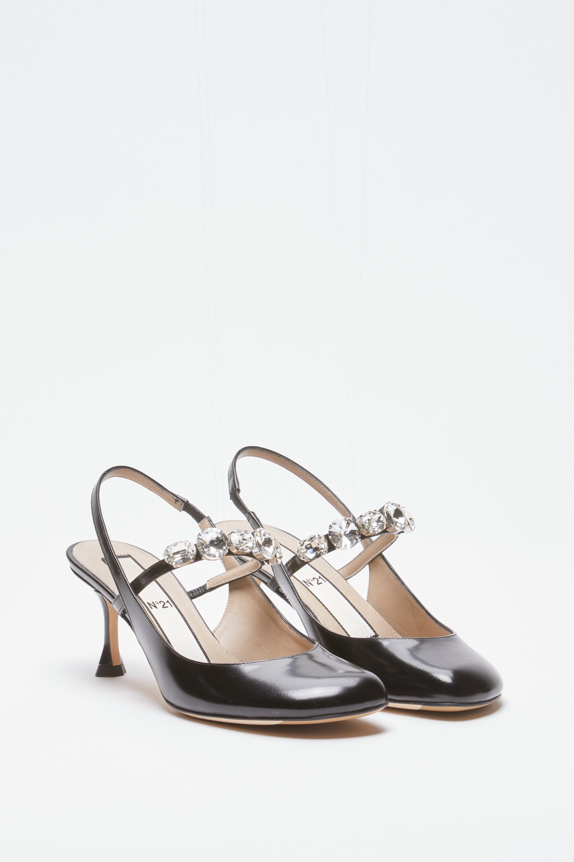 Patent leather Mary Jane slingback