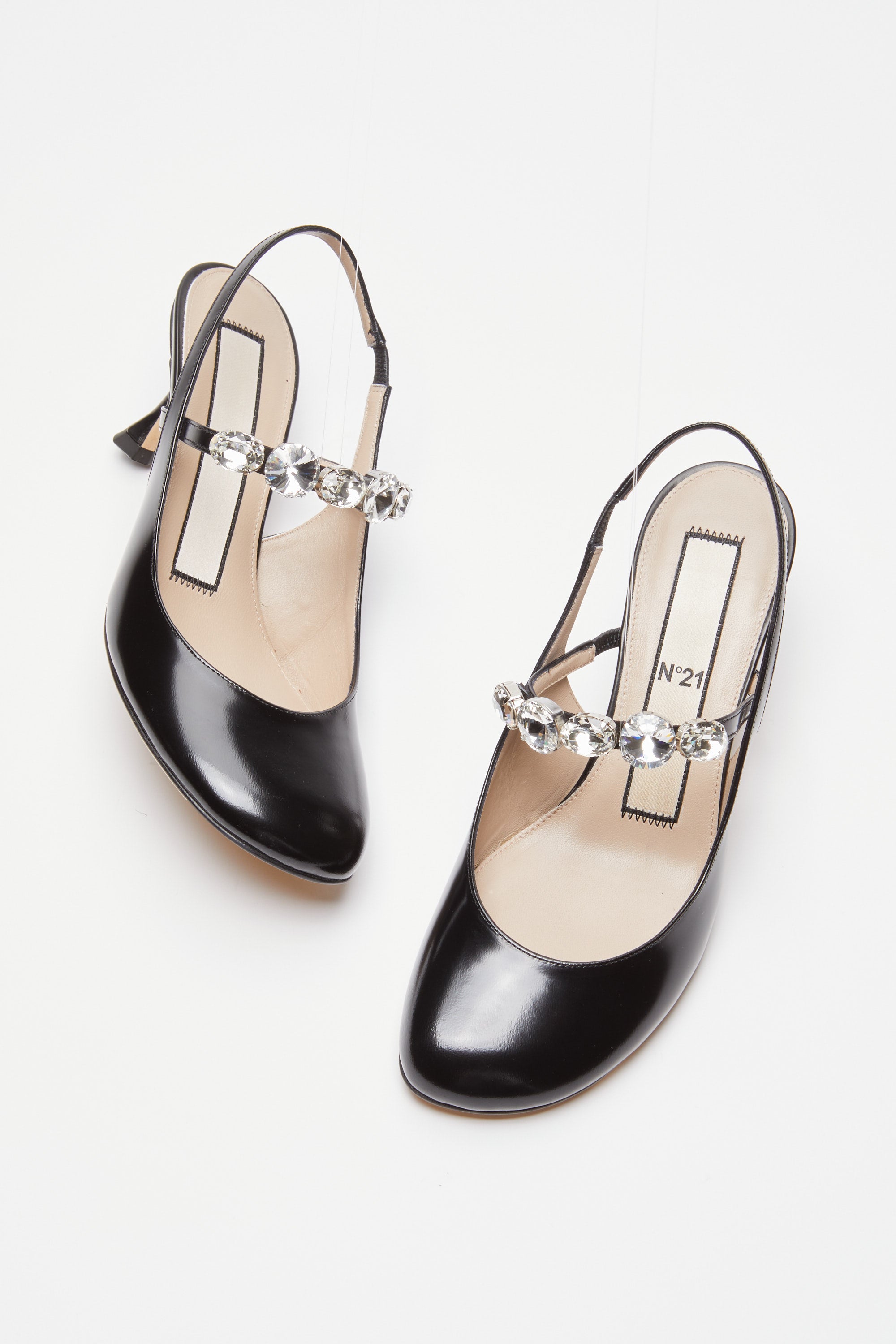 Patent leather Mary Jane slingback