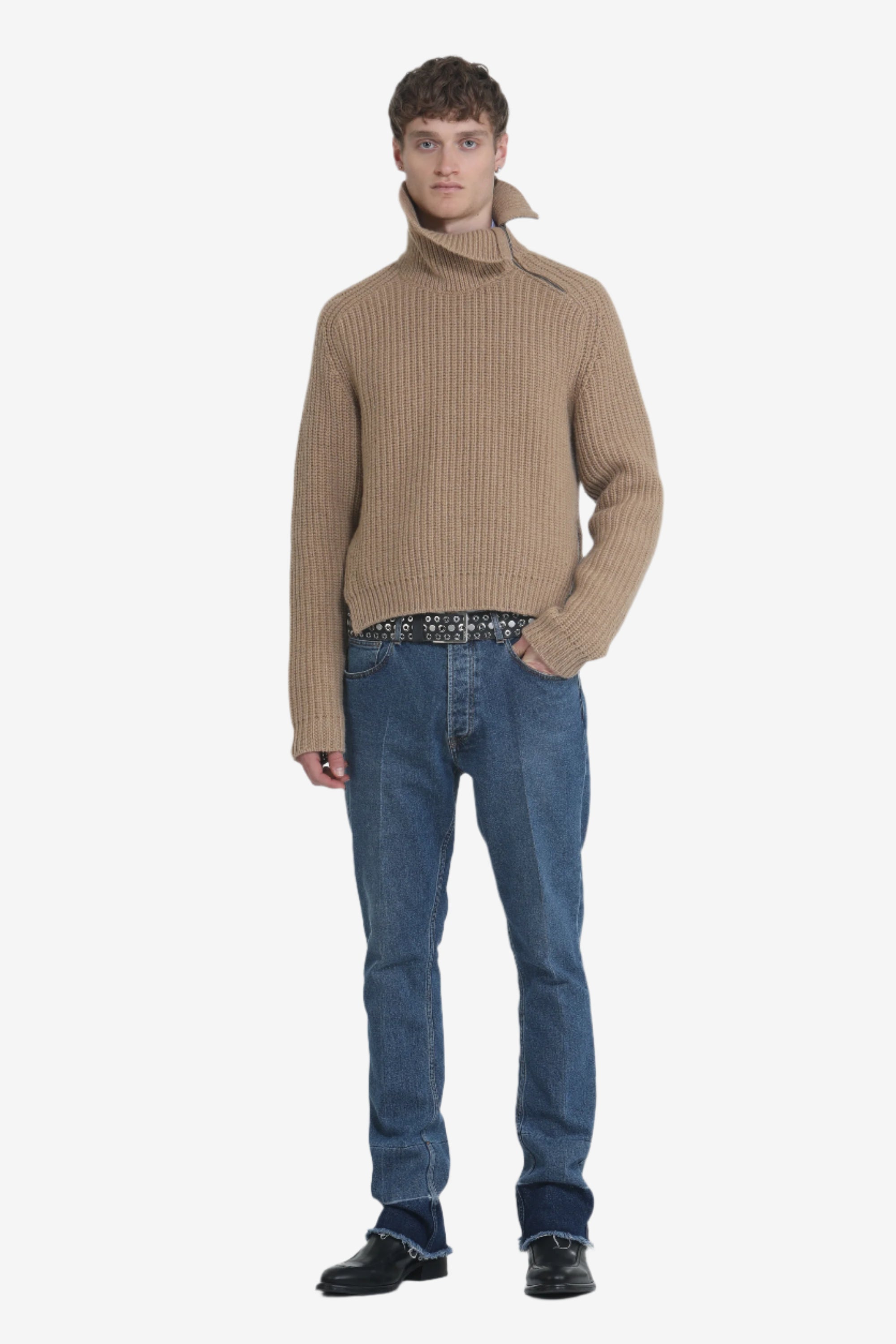 N21 | Turtleneck sweater with zip closure