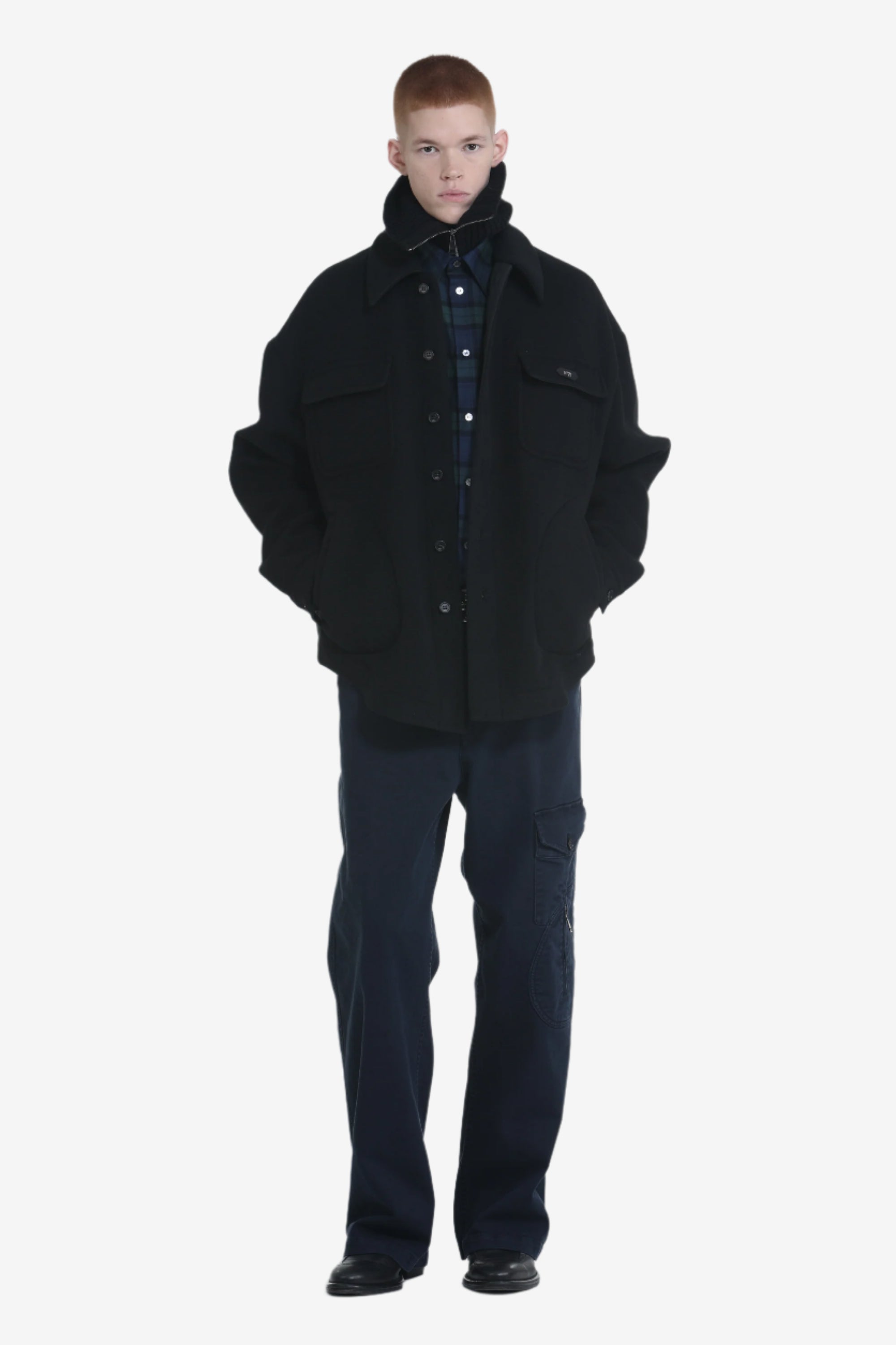 Cargo pants with side pockets