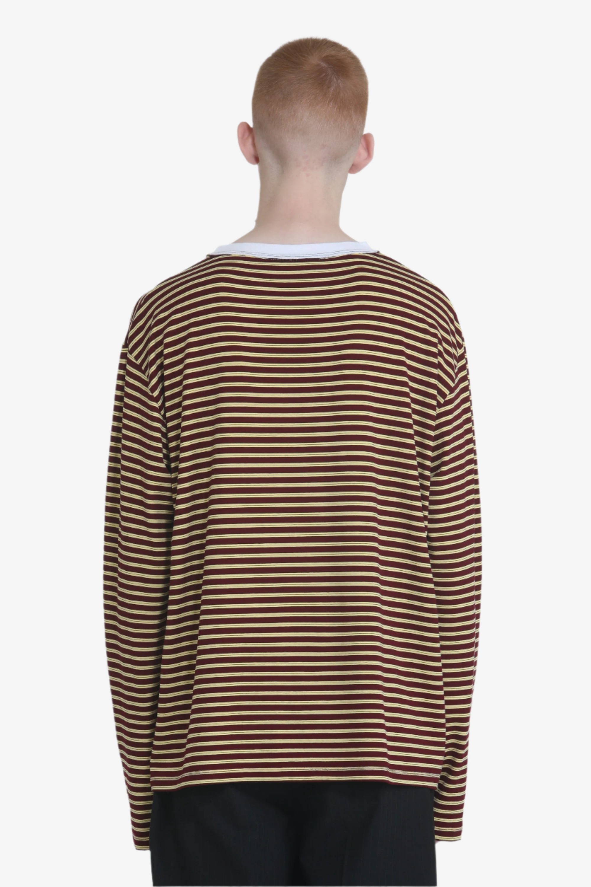 T-shirt maniche lunghe a righe