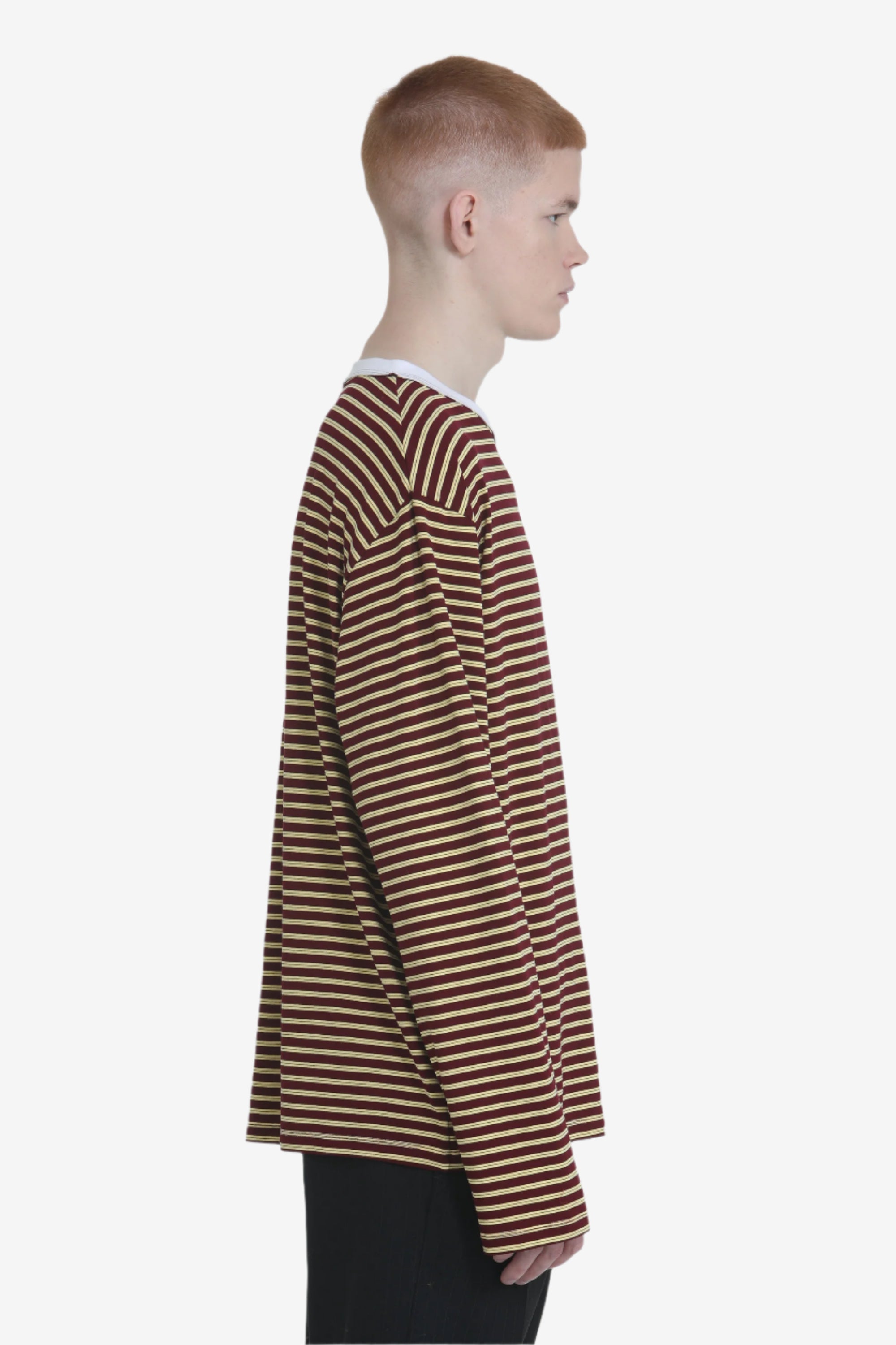 T-shirt maniche lunghe a righe