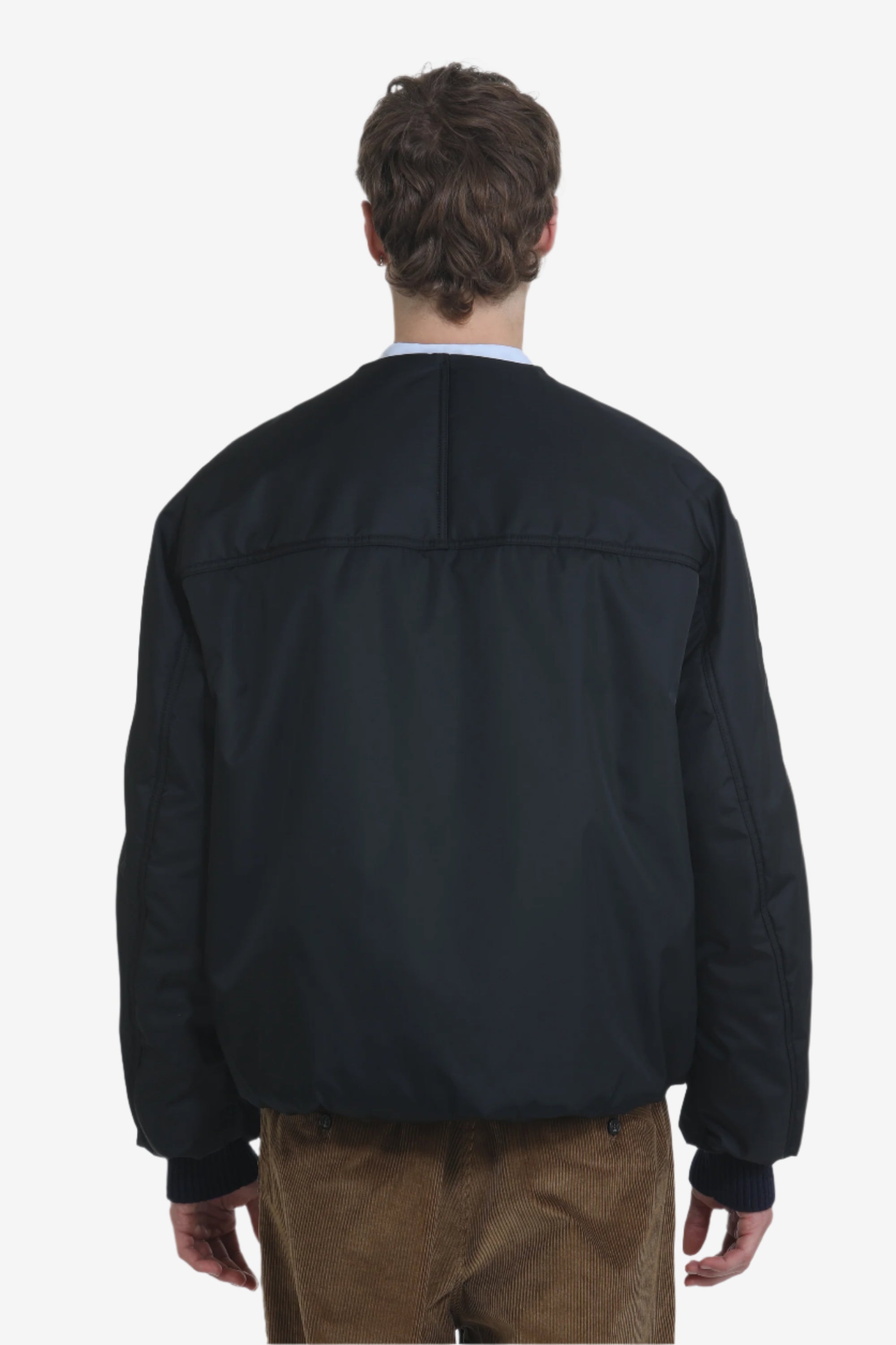 Bomber oversize con zip
