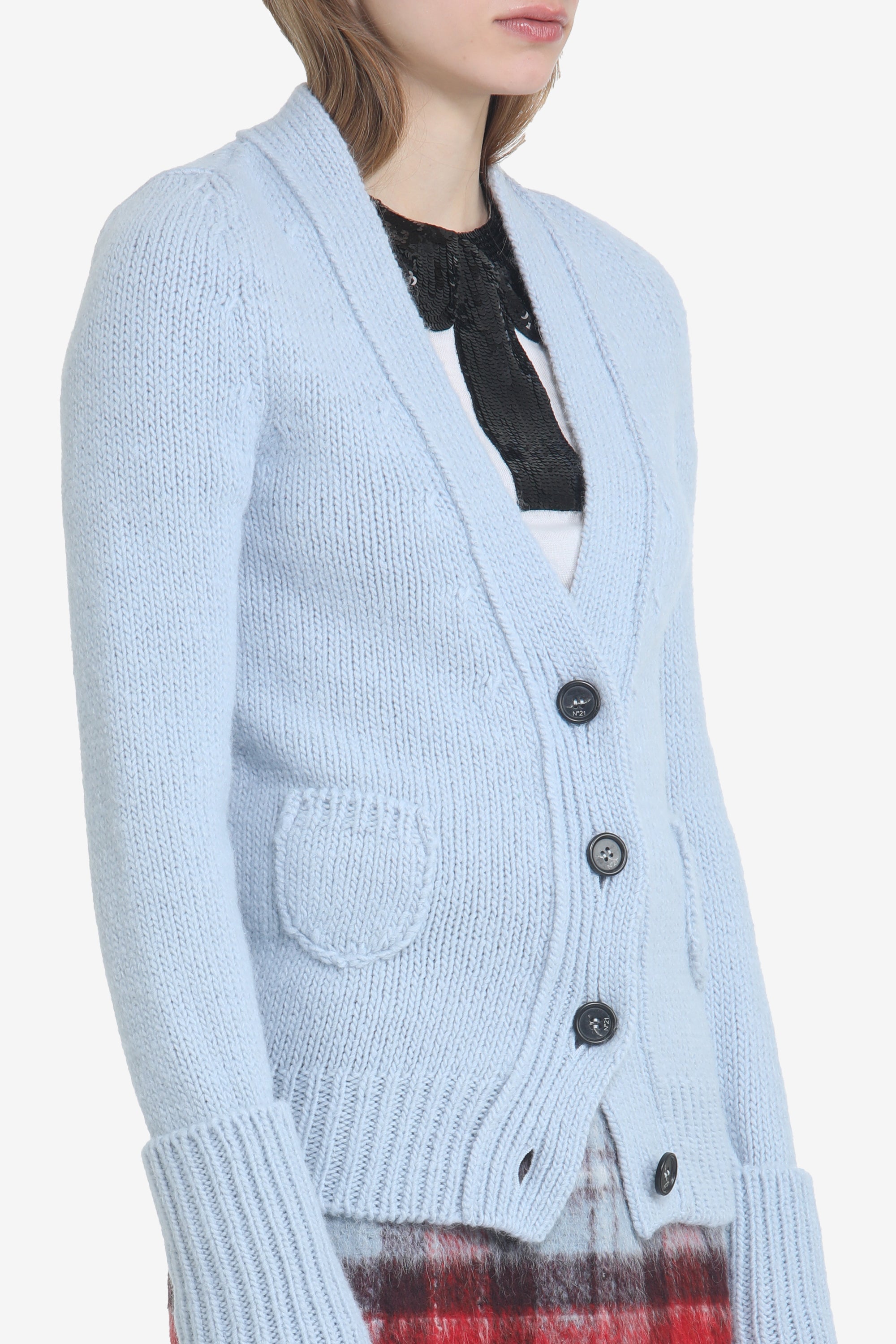 Cardigan with pockets