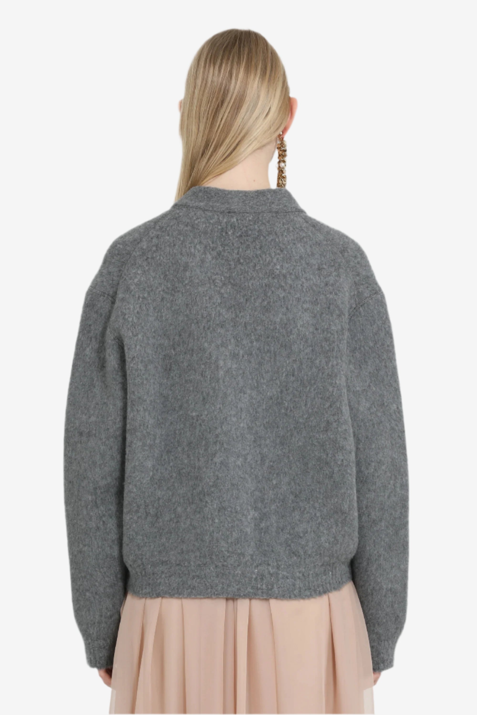 Maglia Cardigan con logo