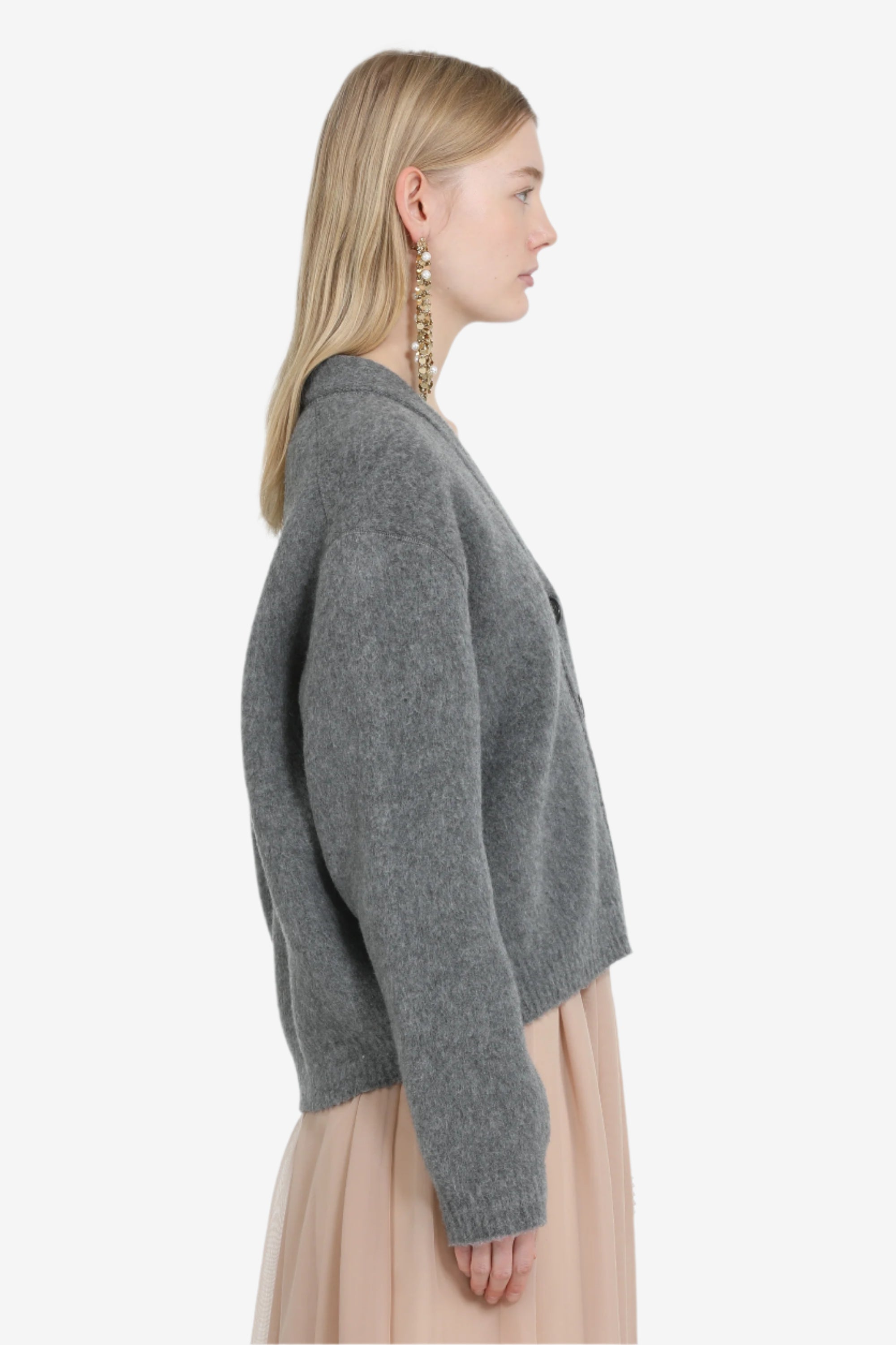 Maglia Cardigan con logo