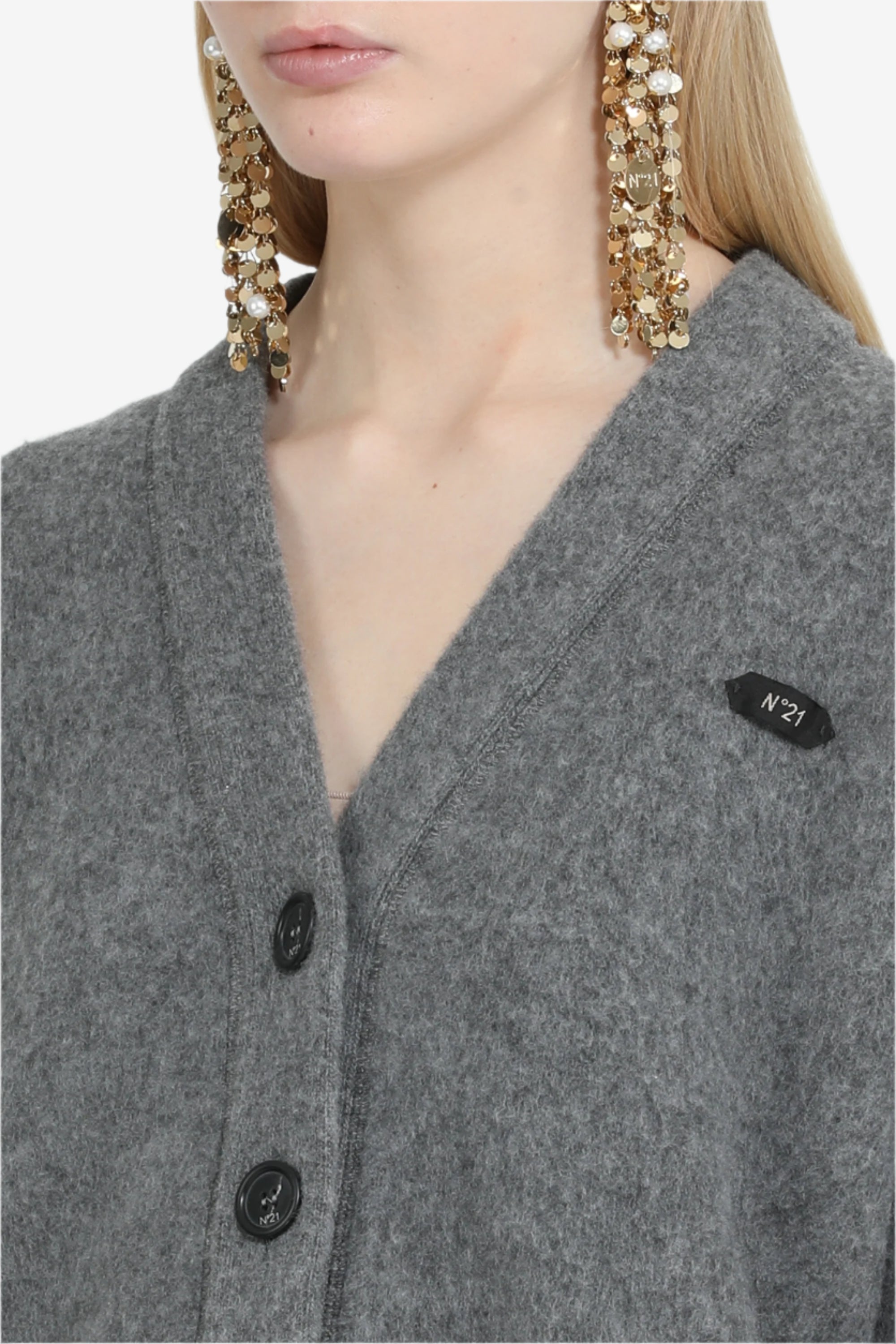 Maglia Cardigan con logo