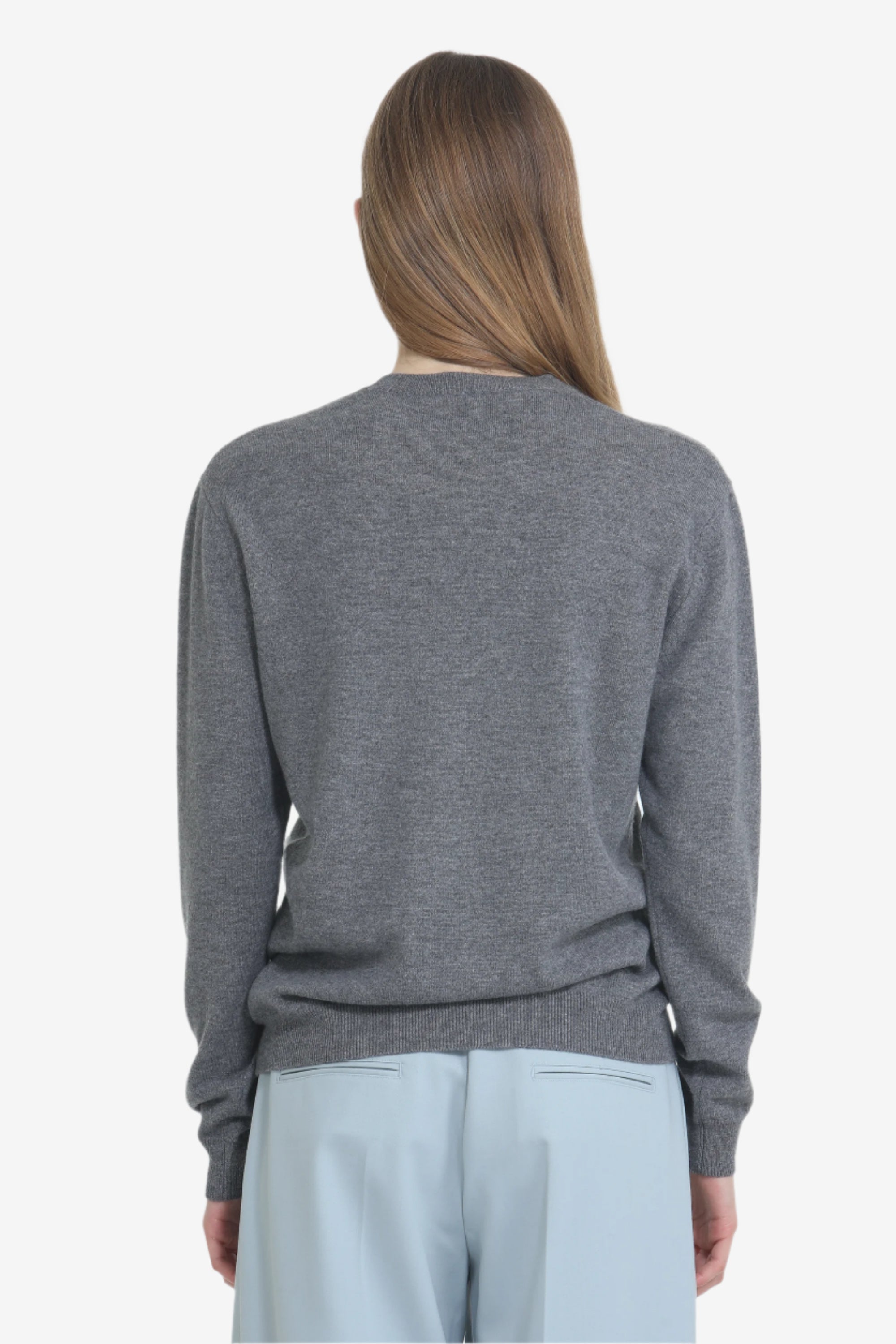 Crewneck sweater with logo