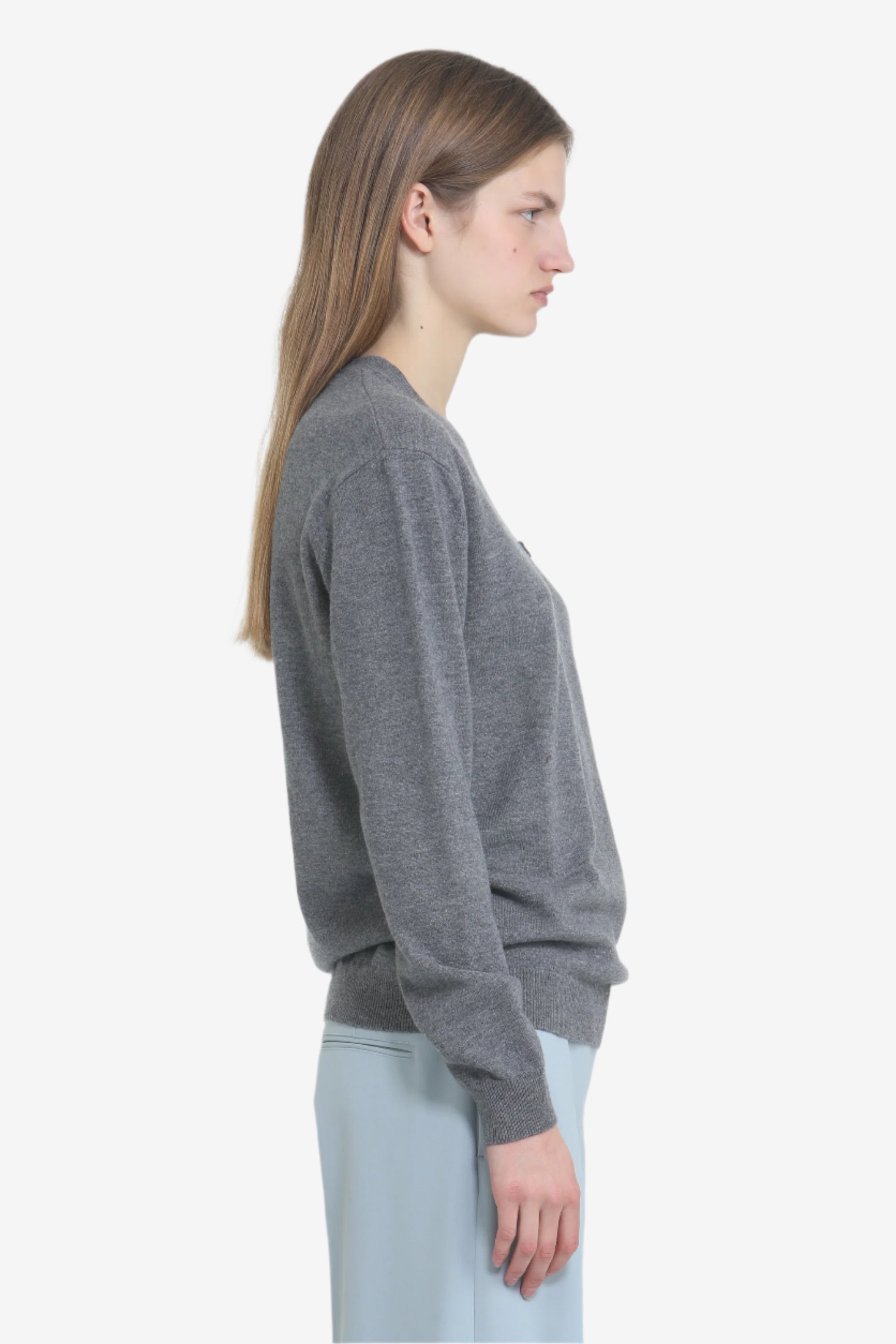 Crewneck sweater with logo